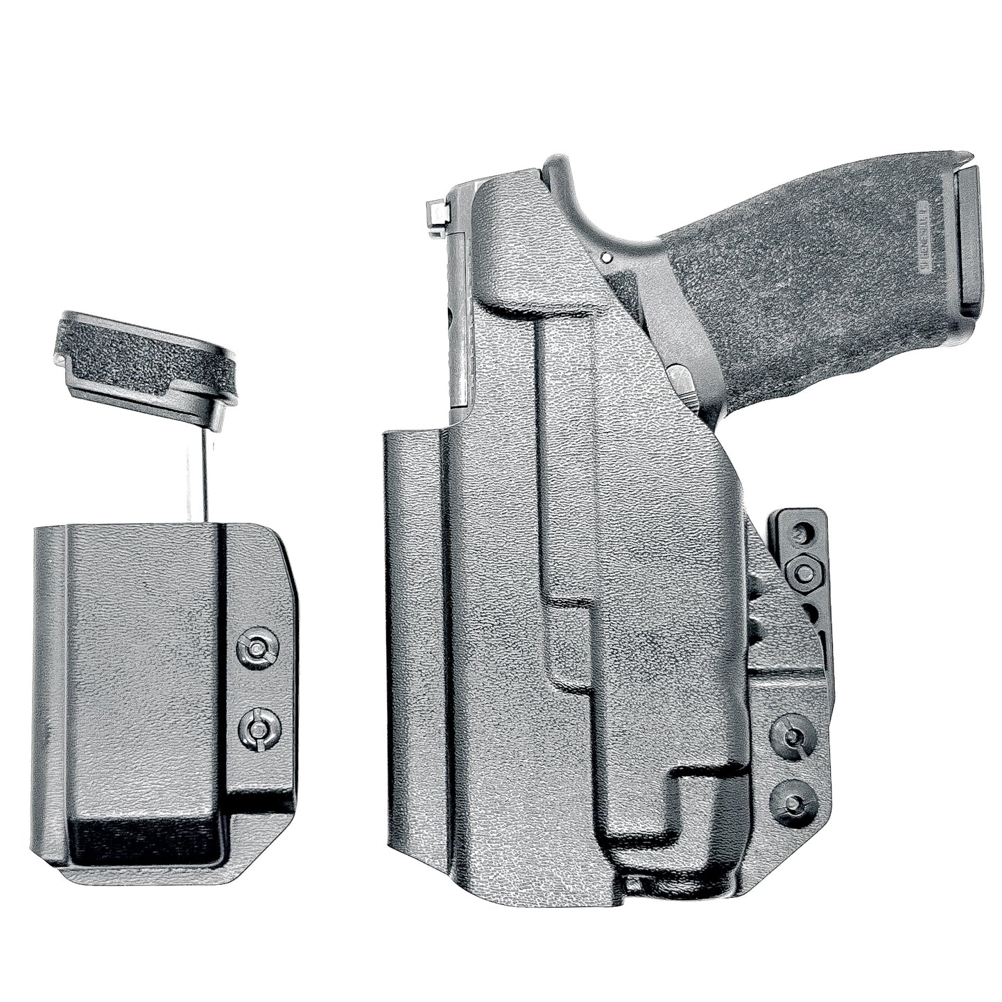 Four Brothers Holsters Inside Waistband IWB & AIWB Holster & Magazine Carrier combo for the Springfiled Armory Hellcat Pro & Streamlight TLR-7 X or TLR-7 A.