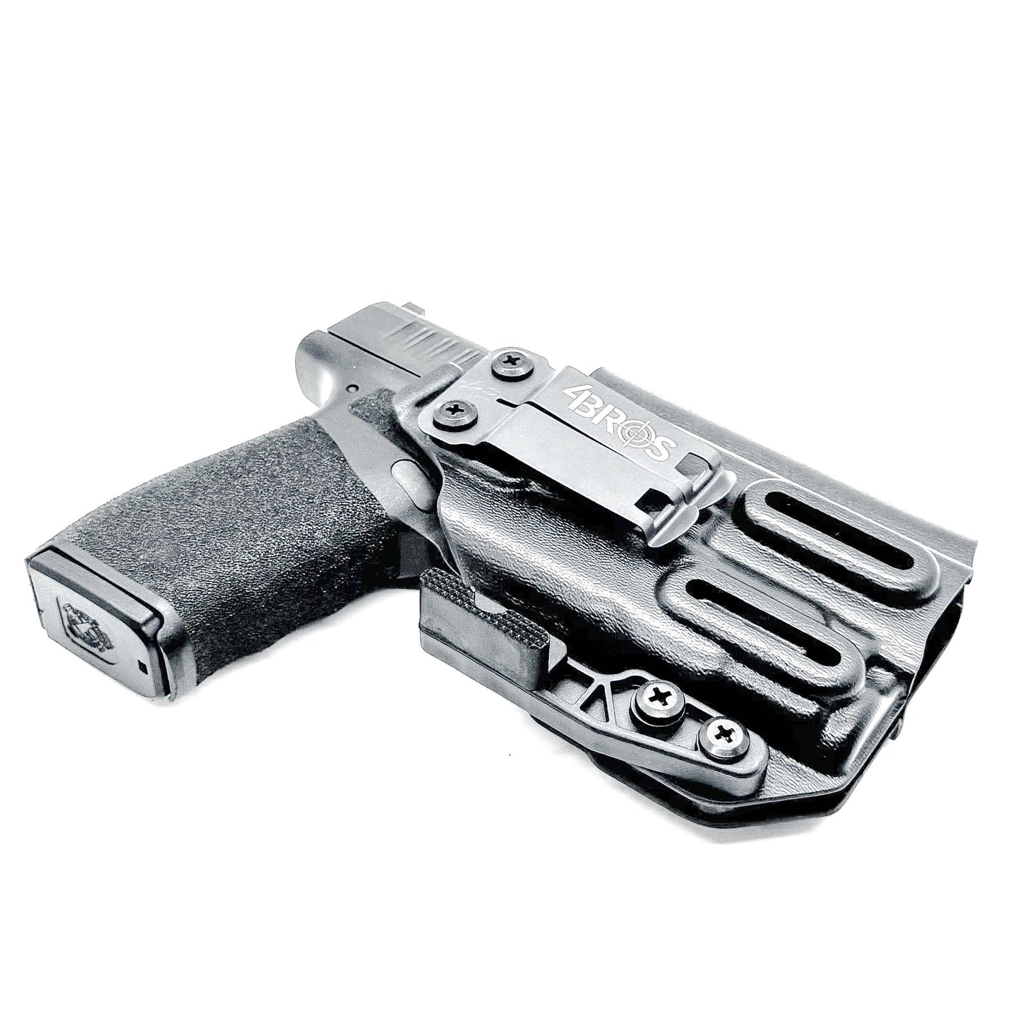 Inside Waistband holster for the Hellcat Pro & Streamlight TLR-7 Sub with DCC Monoblock and Modwing in Black.