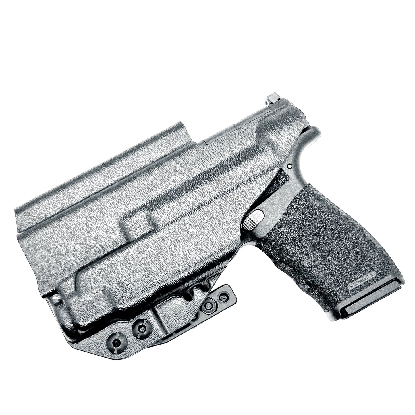 Inside Waistband holster for the Hellcat Pro & Streamlight TLR-7 Sub with DCC Monoblock and Modwing in Black.