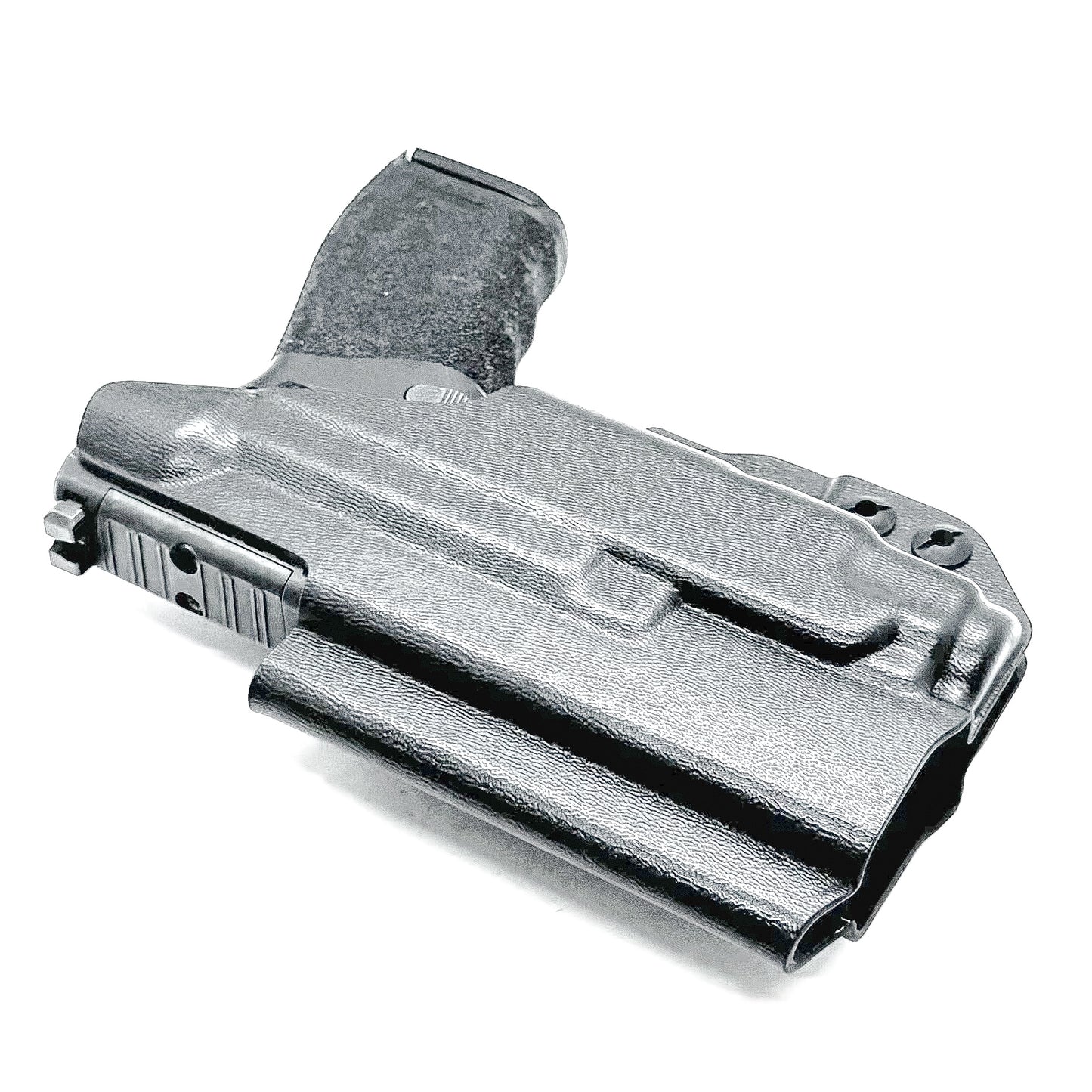 Inside Waistband holster for the Hellcat Pro & Streamlight TLR-7 Sub with DCC Monoblock and Modwing in Black.