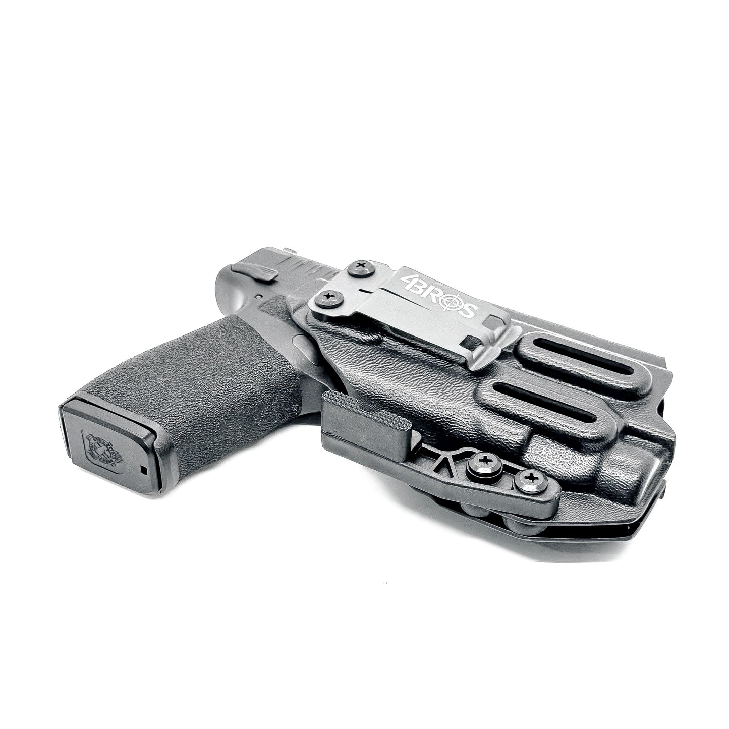 For the best IWB AIWB Inside Waistband Holster for the Springfield Hellcat Pro & Pro Comp pistol & Streamlight TLR-7 HL-X, X, or A, shop Four Brothers Holsters