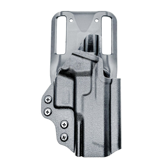 Precision-fit OWB outside the waistband duty & competition holster for the Staccato HD C3.6 from Four Brothers. Durable, secure, and made in the USA.