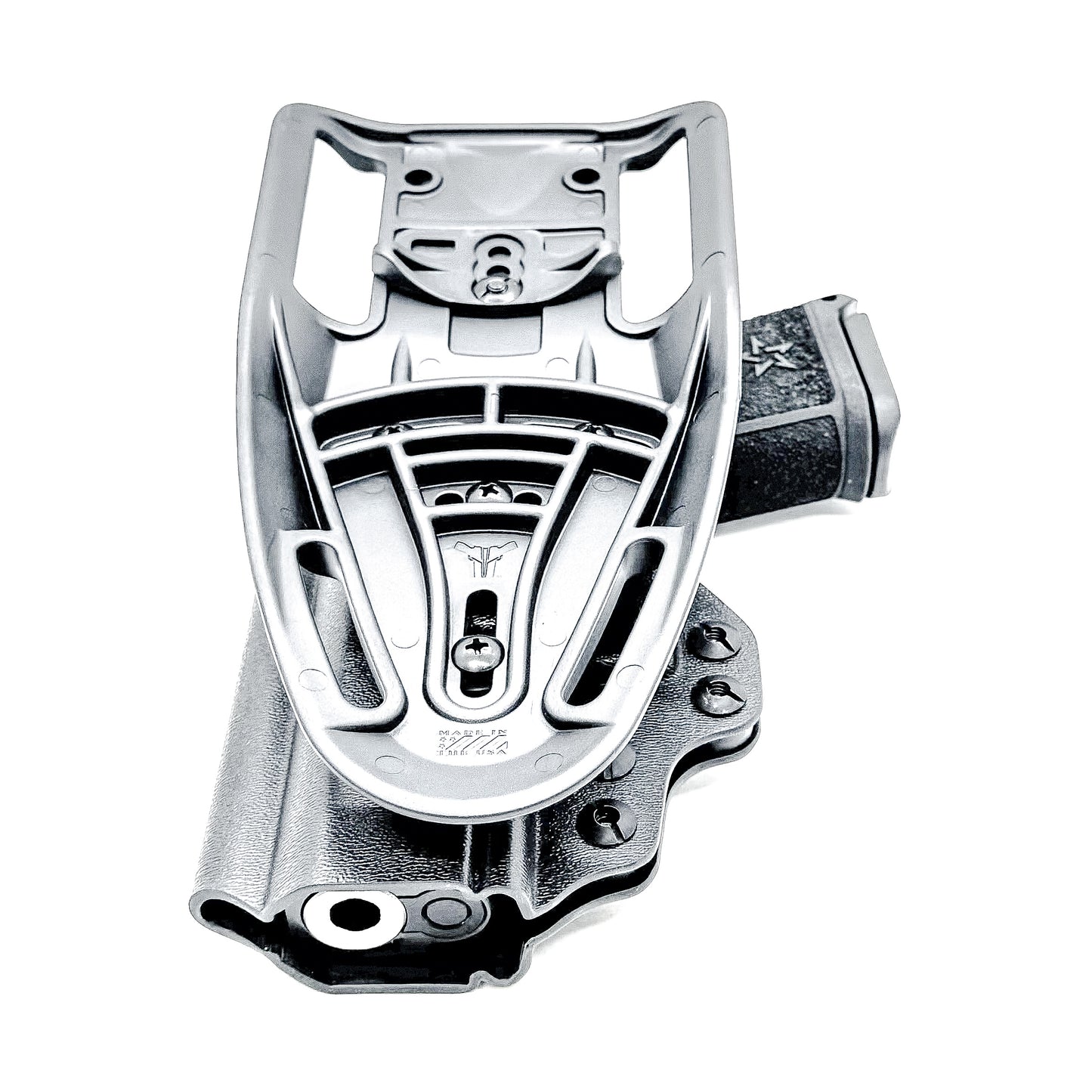 Precision-fit OWB outside the waistband duty & competition holster for the Staccato HD C3.6 from Four Brothers. Durable, secure, and made in the USA.
