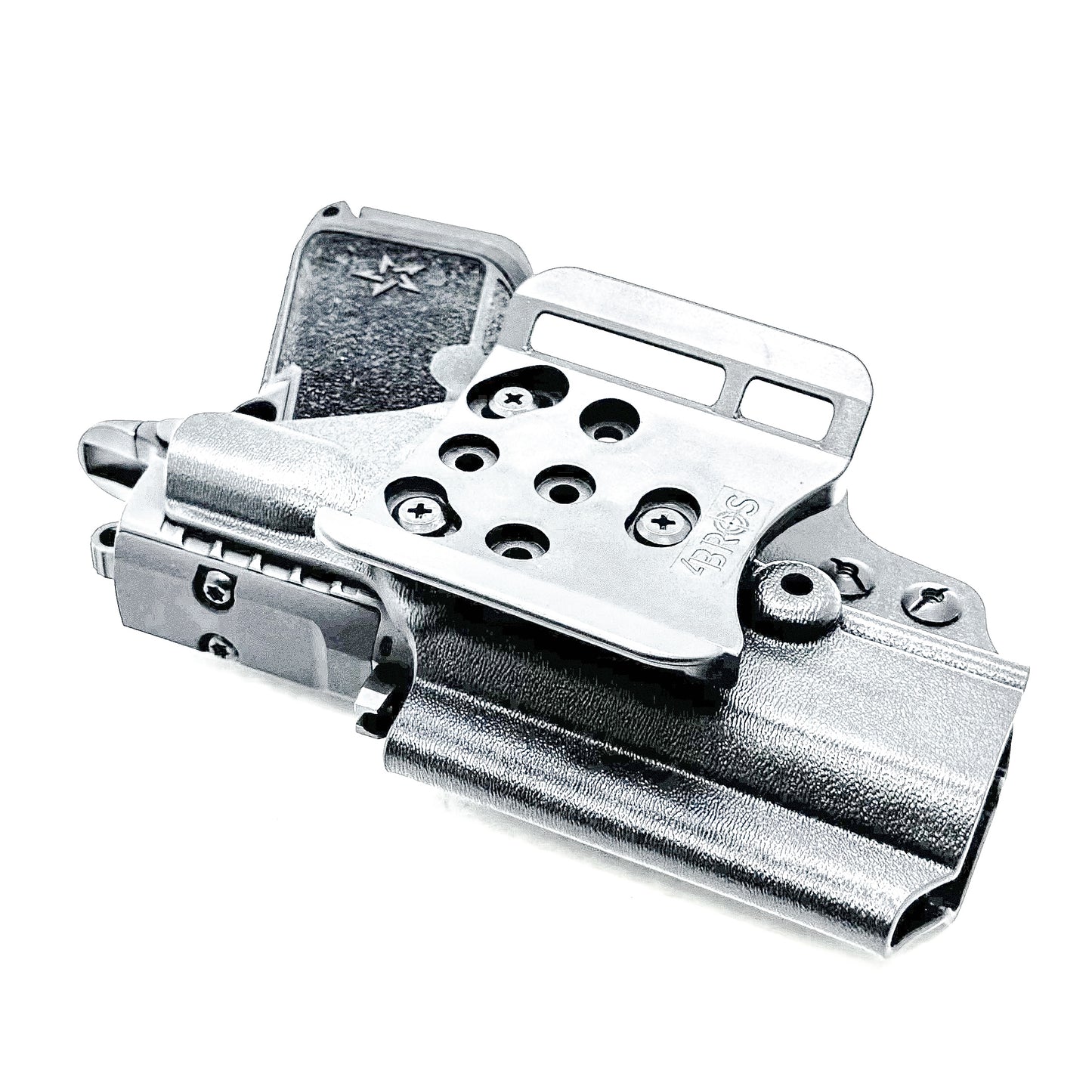 Precision-fit OWB outside the waistband holster for the Staccato HD C3.6 from Four Brothers. Durable, secure, and optics-ready with adjustable retention.
