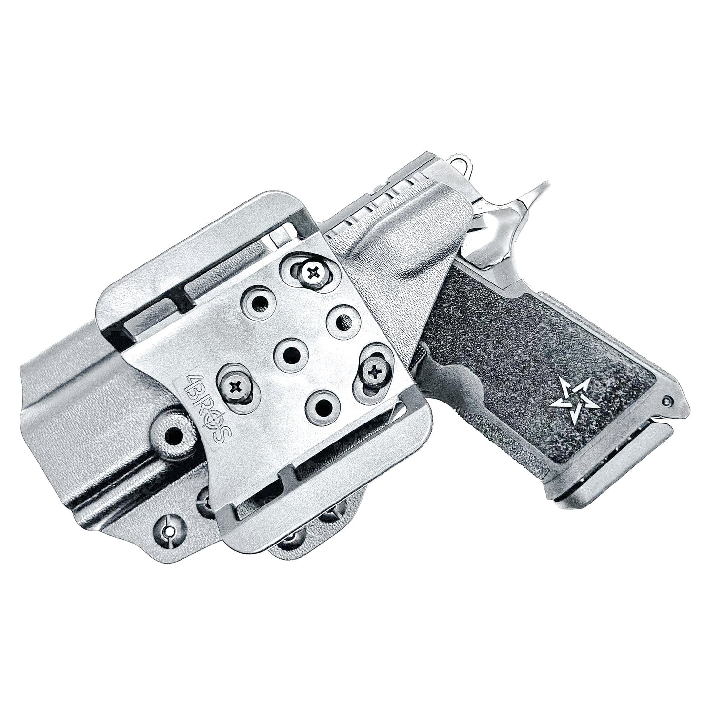 Precision-fit OWB outside the waistband holster for the Staccato HD C3.6 from Four Brothers. Durable, secure, and optics-ready with adjustable retention.
