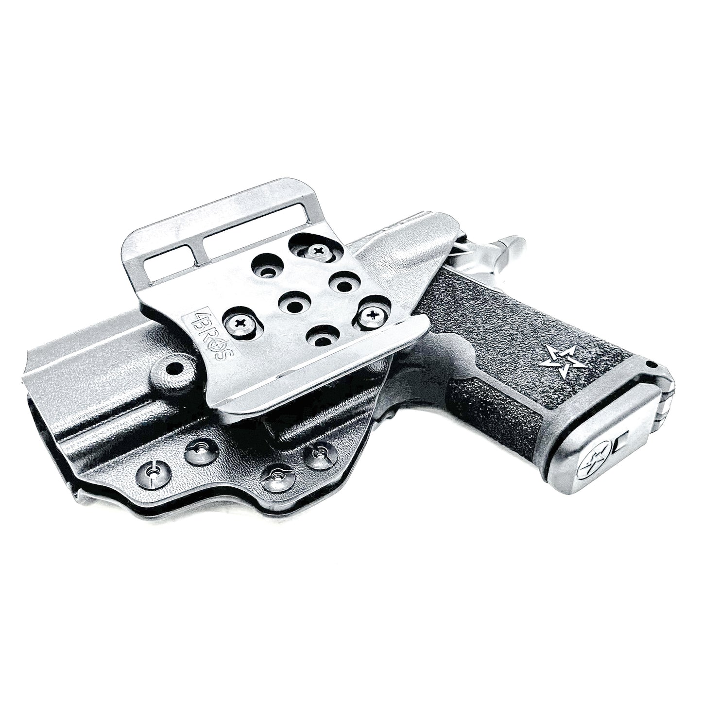 Precision-fit OWB outside the waistband holster for the Staccato HD C3.6 from Four Brothers. Durable, secure, and optics-ready with adjustable retention.