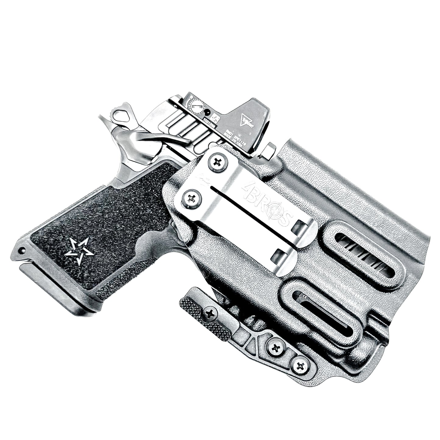 Precision-fit IWB inside the waistband holster for the Staccato HD C3.6 and Streamlight 1913 TLR-7 Sub from Four Brothers. Designed for comfort & concealment.
