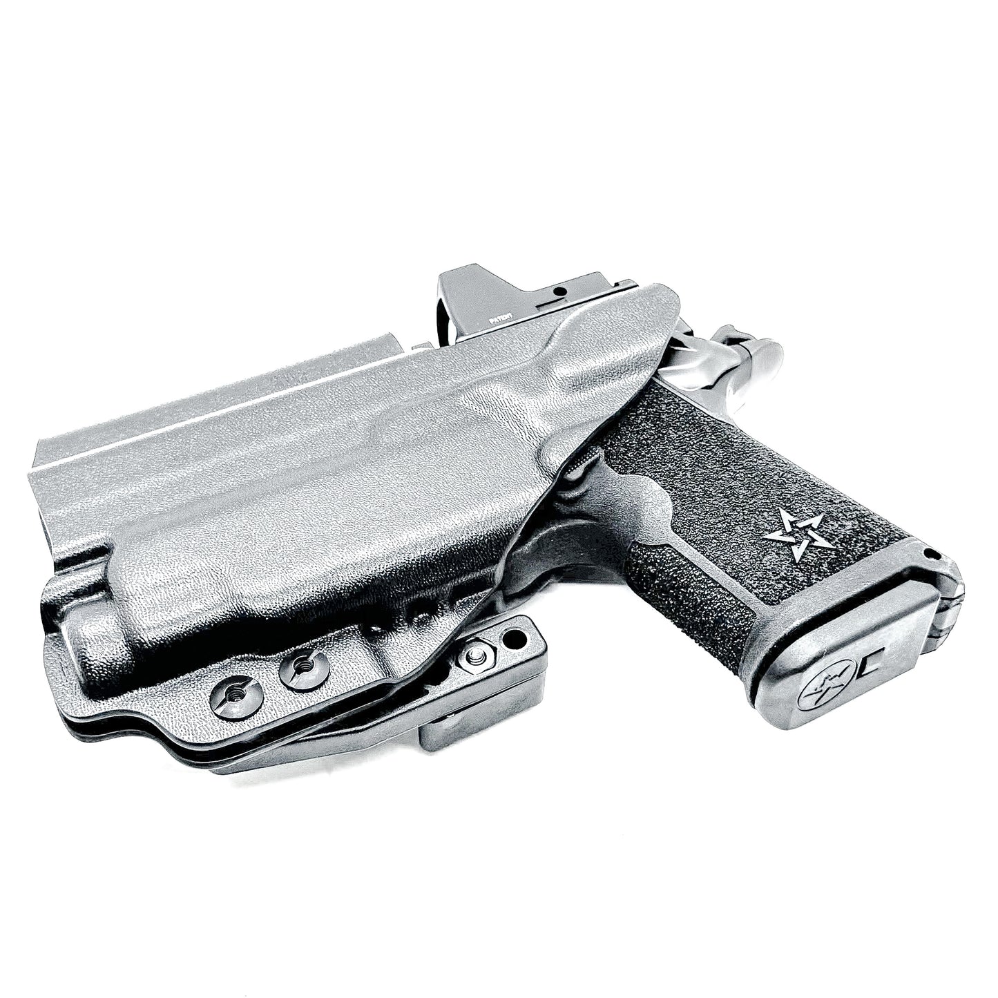 Precision-fit IWB inside the waistband holster for the Staccato HD C3.6 and Streamlight 1913 TLR-7 Sub from Four Brothers. Designed for comfort & concealment.