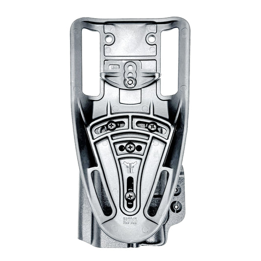 Precision-fit OWB outside the waistband duty & competition holster for the Staccato HD P4 and Streamlight TLR-7 HL-X from Four Brothers. Made in the USA.