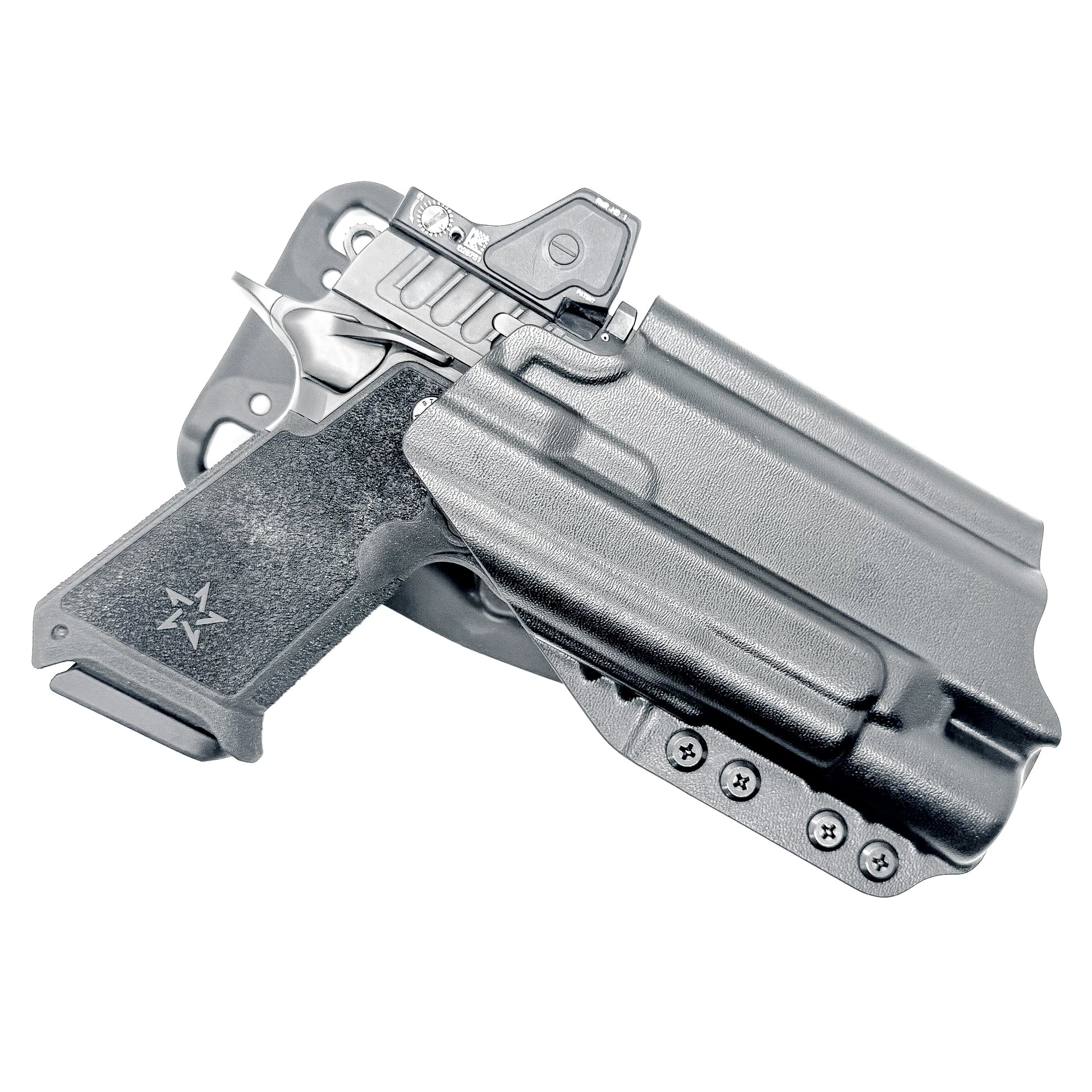 Light-Duty & Competition Holster for the Staccato HD P4 and Surefire X300U (A & B Models), designed for shooters who demand reliability in every draw.