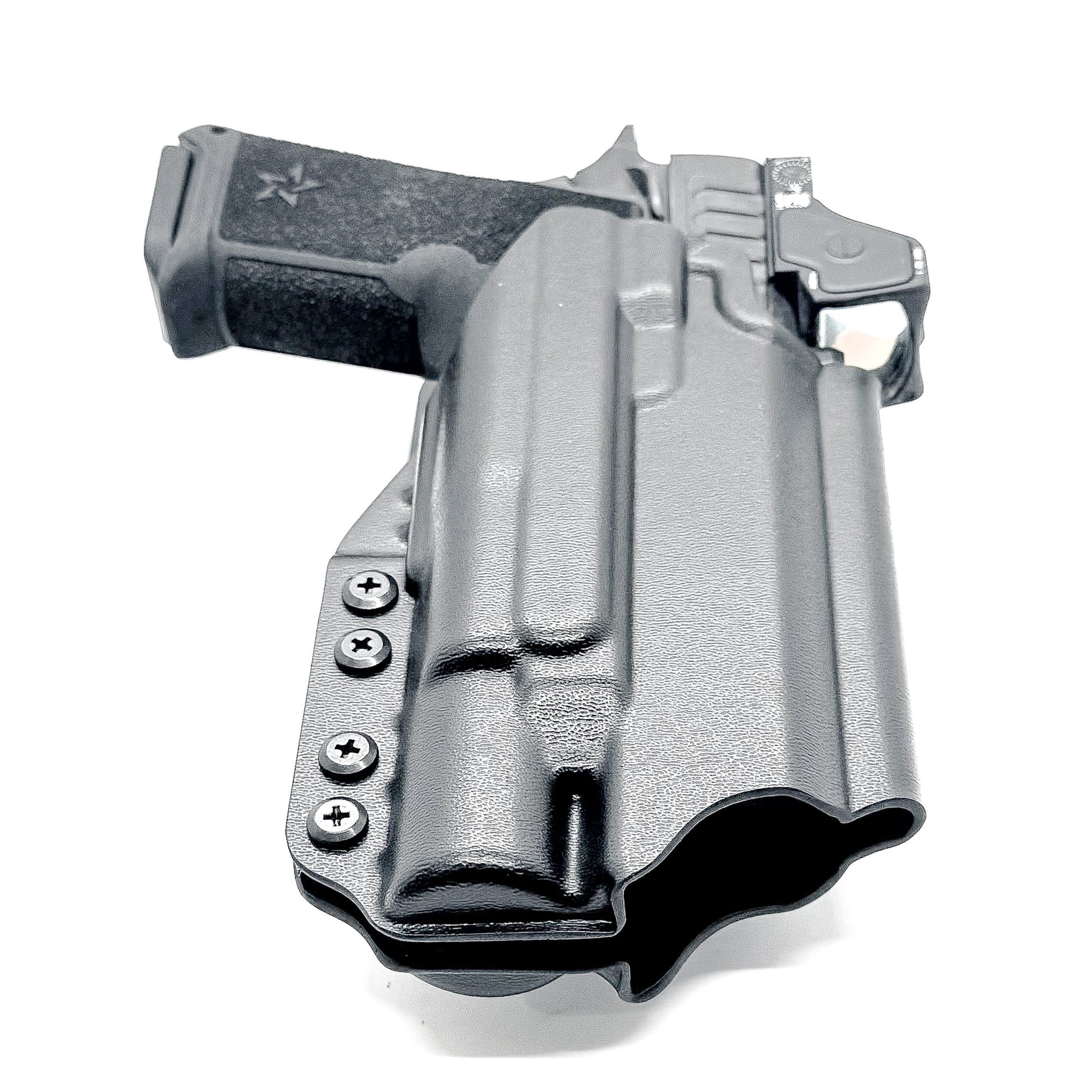 Light-Duty & Competition Holster for the Staccato HD P4 and Surefire X300U (A & B Models), designed for shooters who demand reliability in every draw.