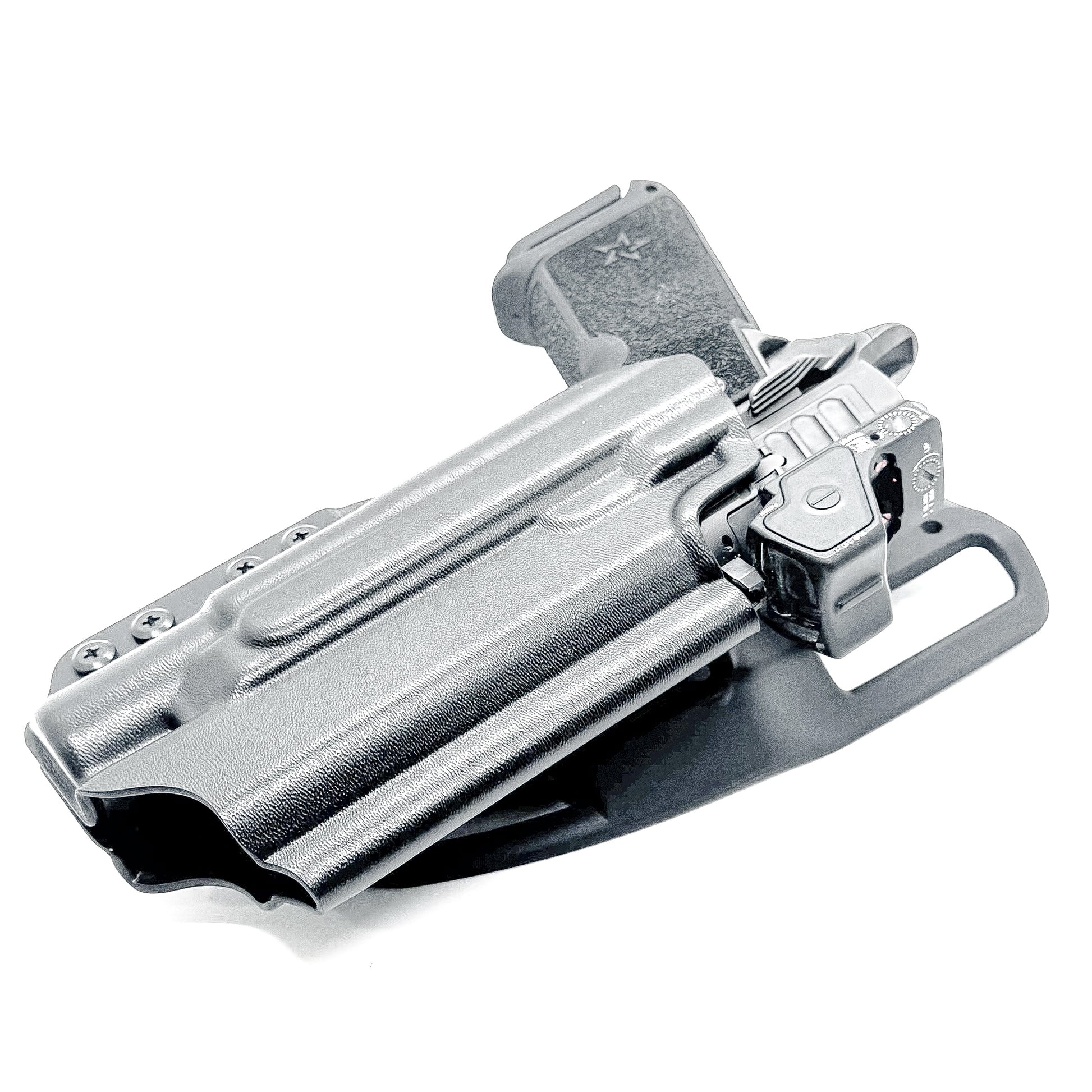 Light-Duty & Competition Holster for the Staccato HD P4 and Surefire X300U (A & B Models), designed for shooters who demand reliability in every draw.