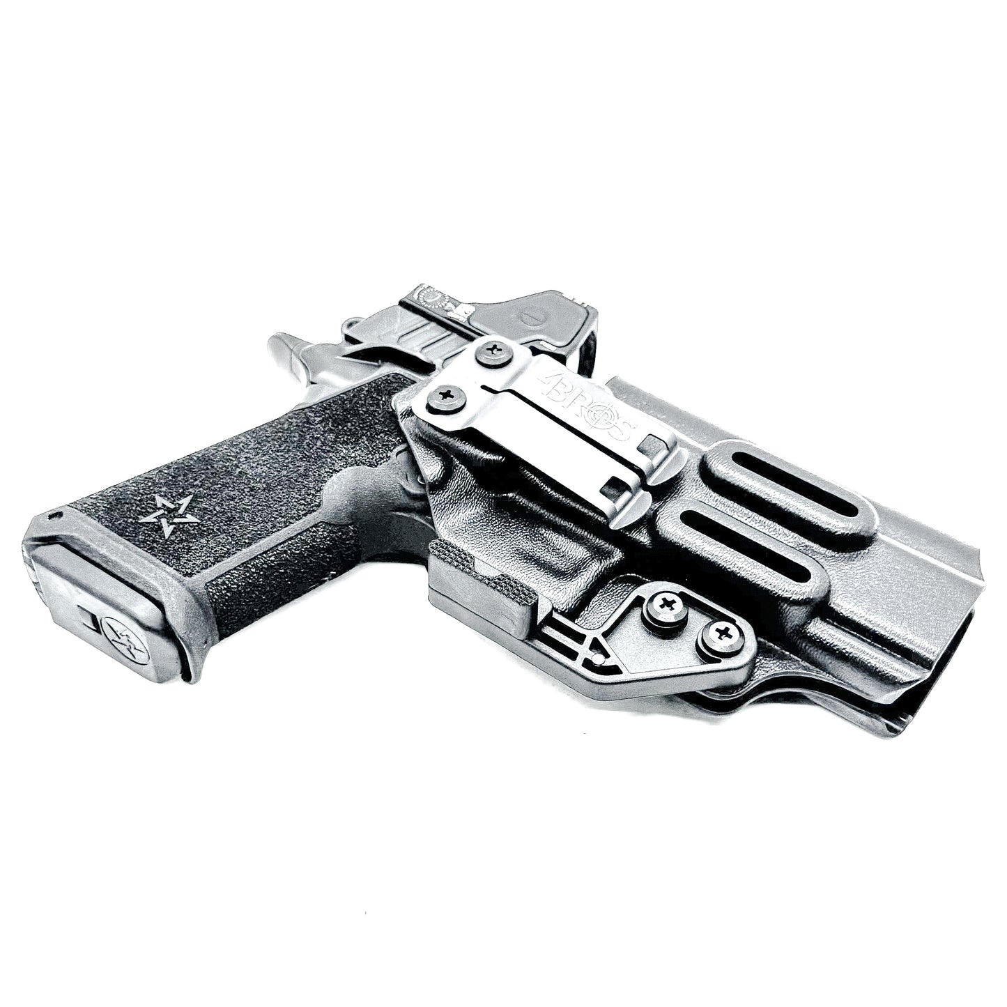 Black IWB inside the waistband holster for the Staccato HD P4.5 from Four Brothers