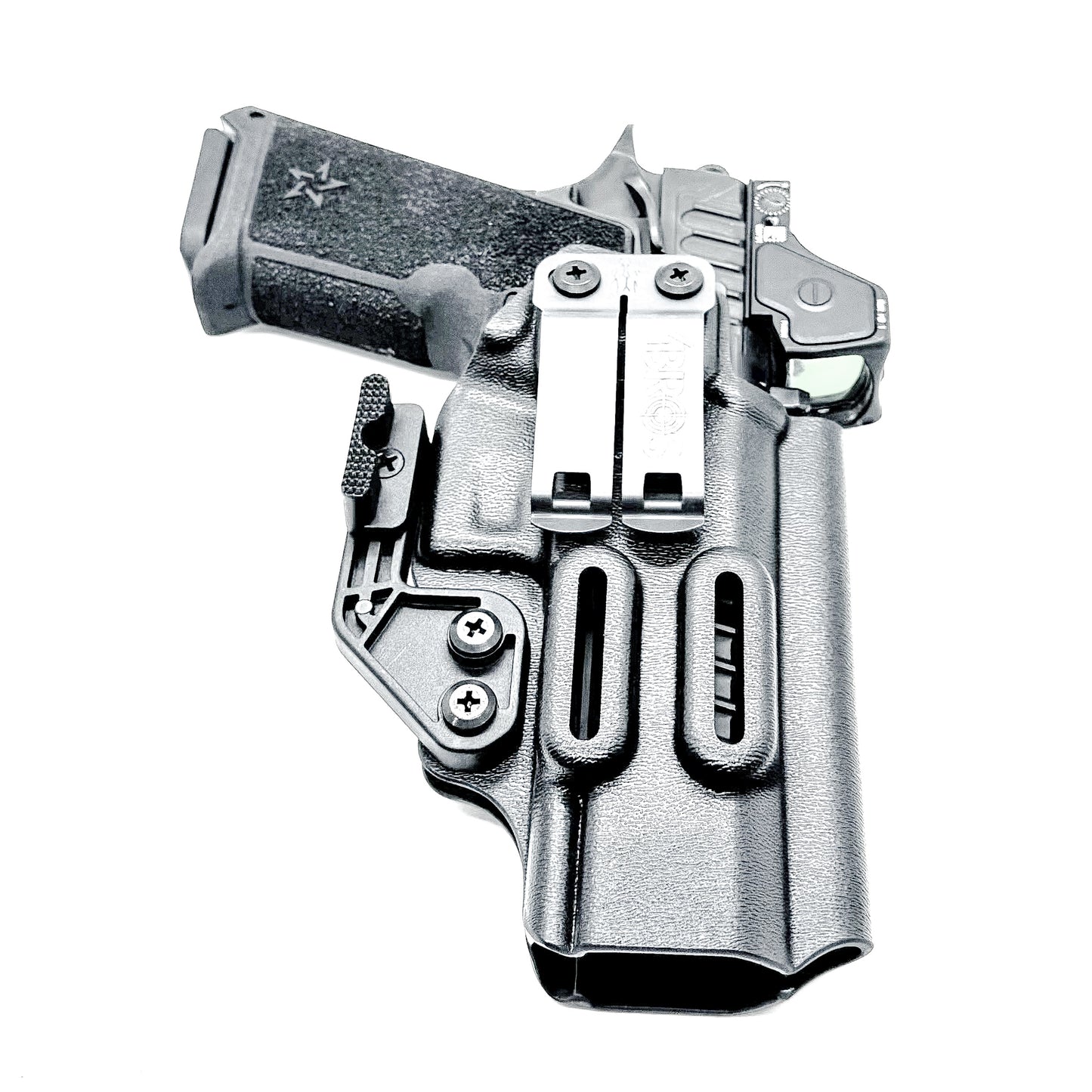 Black IWB inside the waistband holster for the Staccato HD P4.5 from Four Brothers