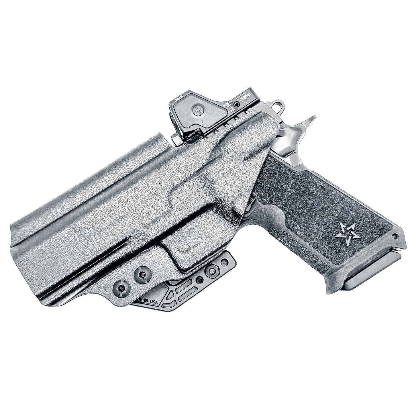 Black IWB inside the waistband holster for the Staccato HD P4.5 from Four Brothers