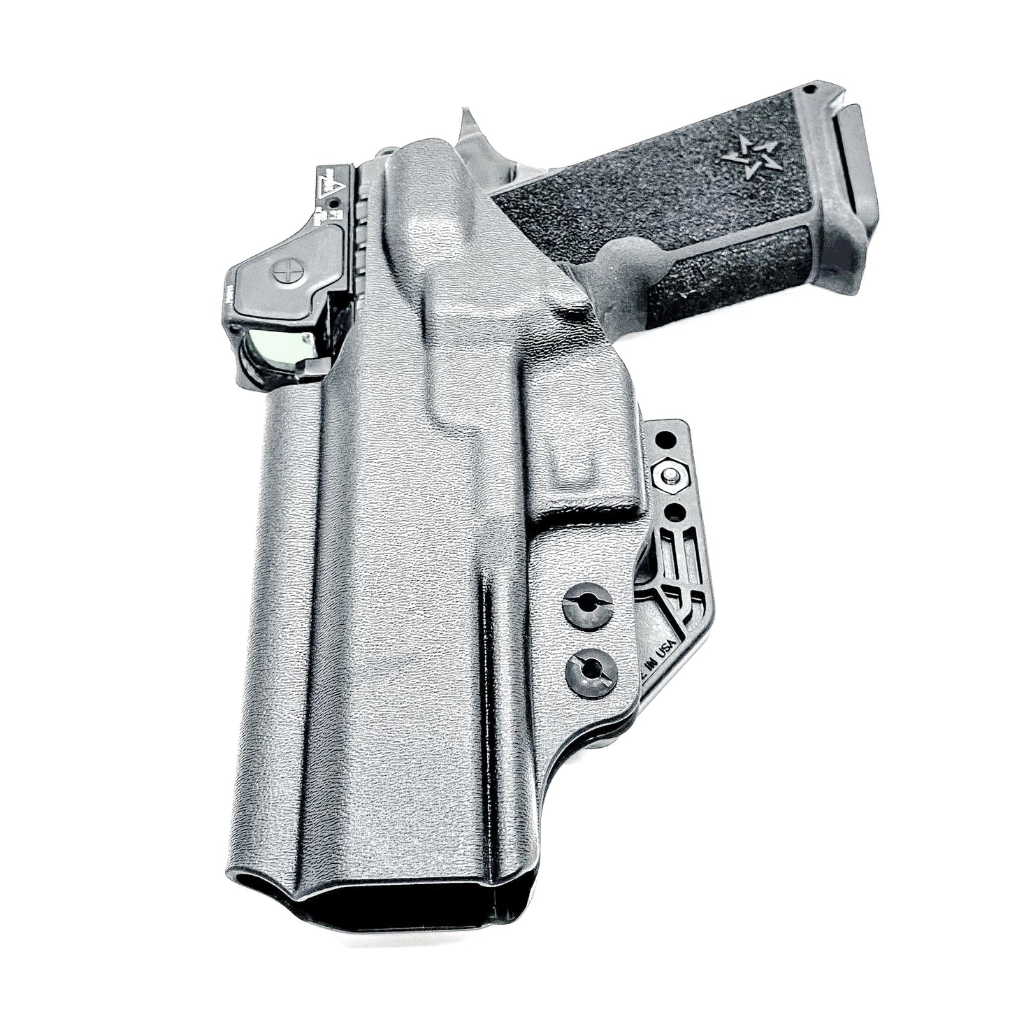 Black IWB inside the waistband holster for the Staccato HD P4.5 from Four Brothers