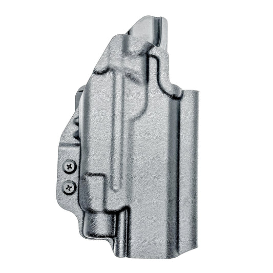 Precision-fit OWB Outside Waistband holster for the Staccato HD P4.5 and Streamlight TLR-7 HL-X from Four Brothers. Designed for comfort and concealment.