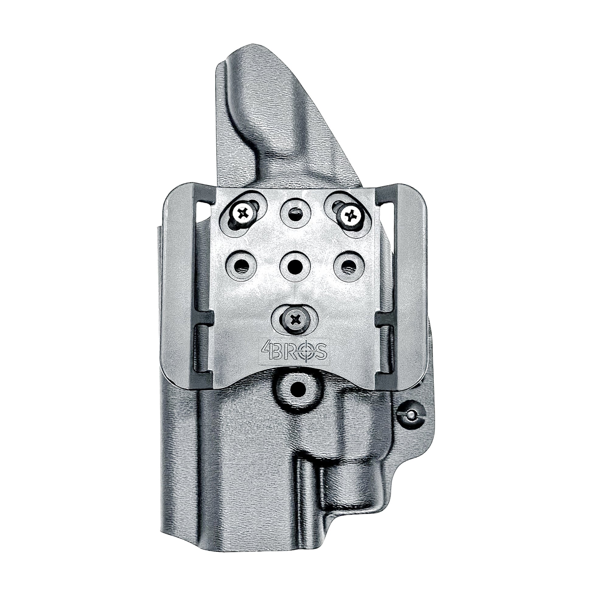 Precision-fit OWB Outside Waistband holster for the Staccato HD P4.5 and Streamlight TLR-7 HL-X from Four Brothers. Designed for comfort and concealment.