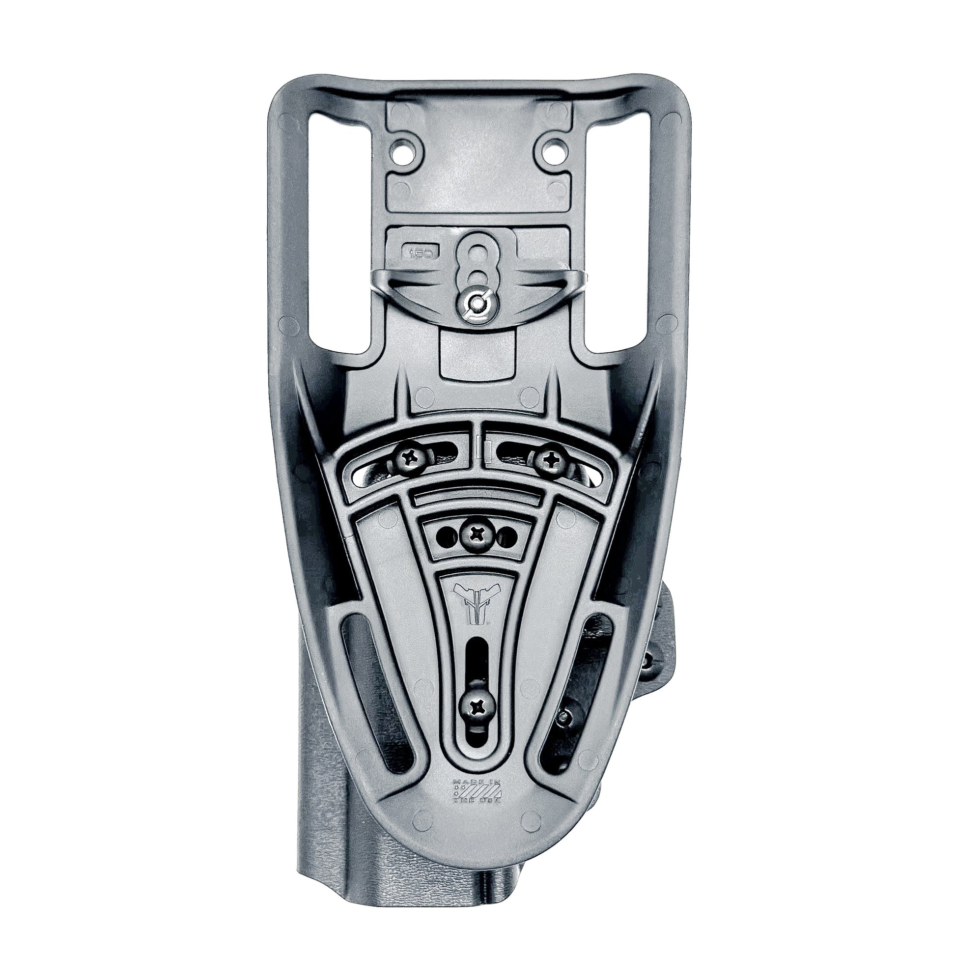 Precision-fit OWB outside the waistband duty & competition holster for the Staccato HD P4 from Four Brothers. Durable, secure, and made in the USA