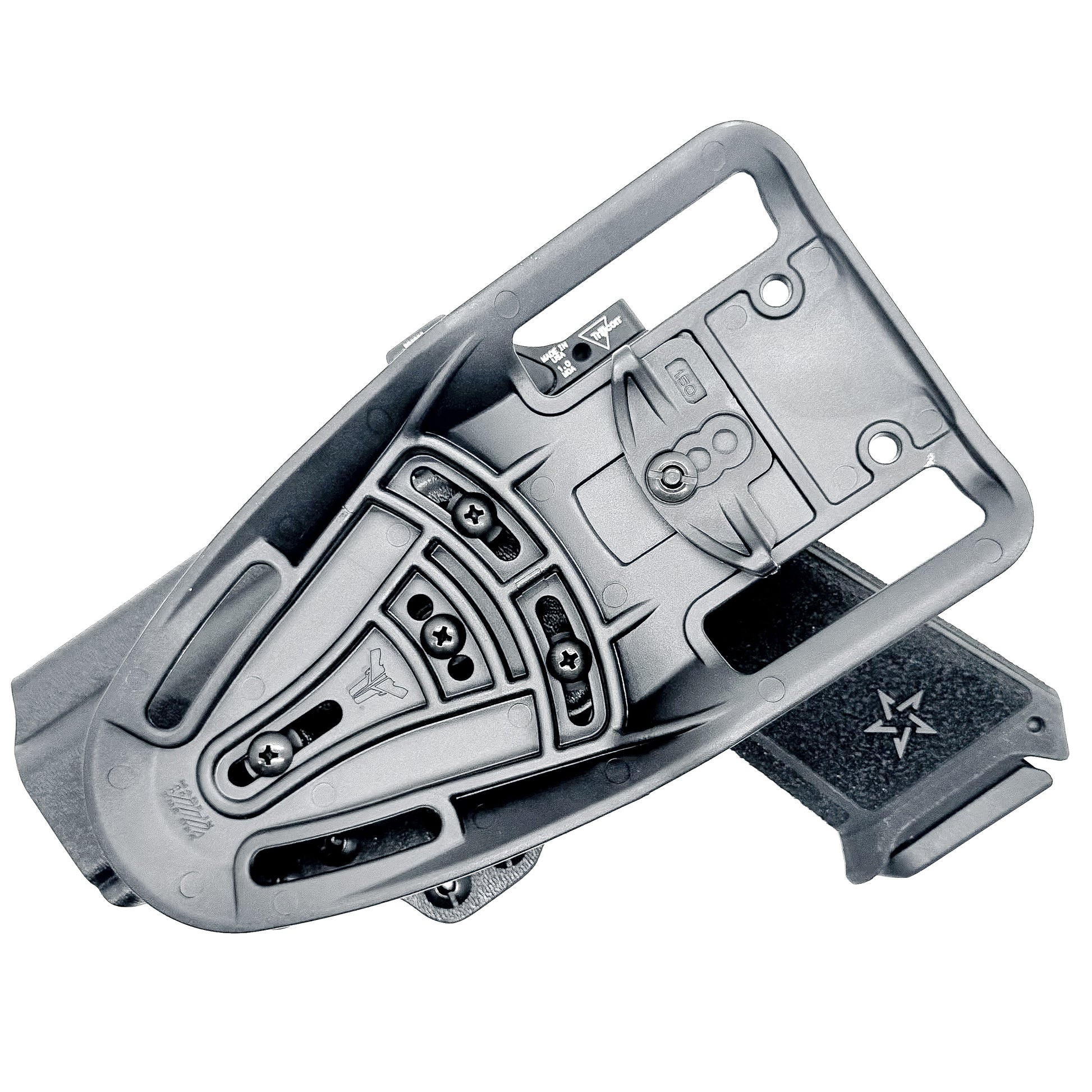 Precision-fit OWB outside the waistband duty & competition holster for the Staccato HD P4 from Four Brothers. Durable, secure, and made in the USA