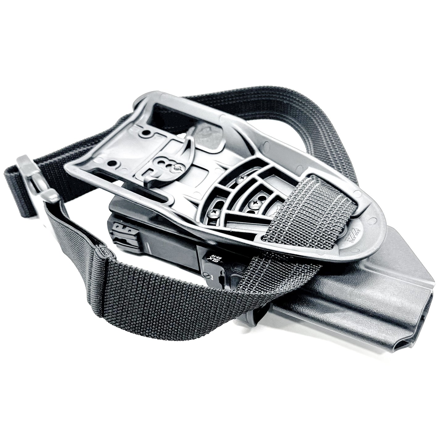 For the best OWB Competition .093 Kydex holster for the Taurus TX 22 Competition Pistol with Blade-Tech Duty Drop & Thigh Strap shop Four Brothers Holsters.