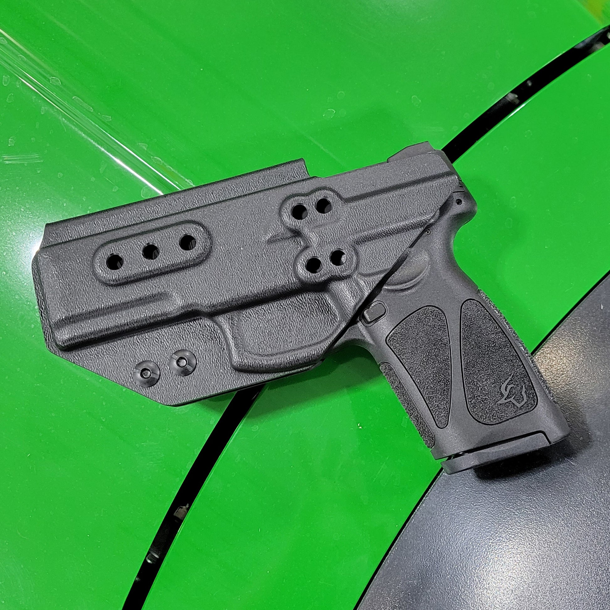 For the best, most comfortable,  IWB AIWB Kydex holster designed to fit the Taurus G3 pistol, shop Four Brothers 4BROS Holsters.  Proudly made in the USA.