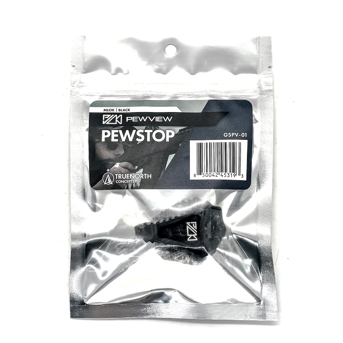 Upgrade your rifle with the PewStop— a compact M-LOK handstop for enhanced firearm control. Made from 6061-T6 aluminum with a Mil-Spec hard coat finish.
