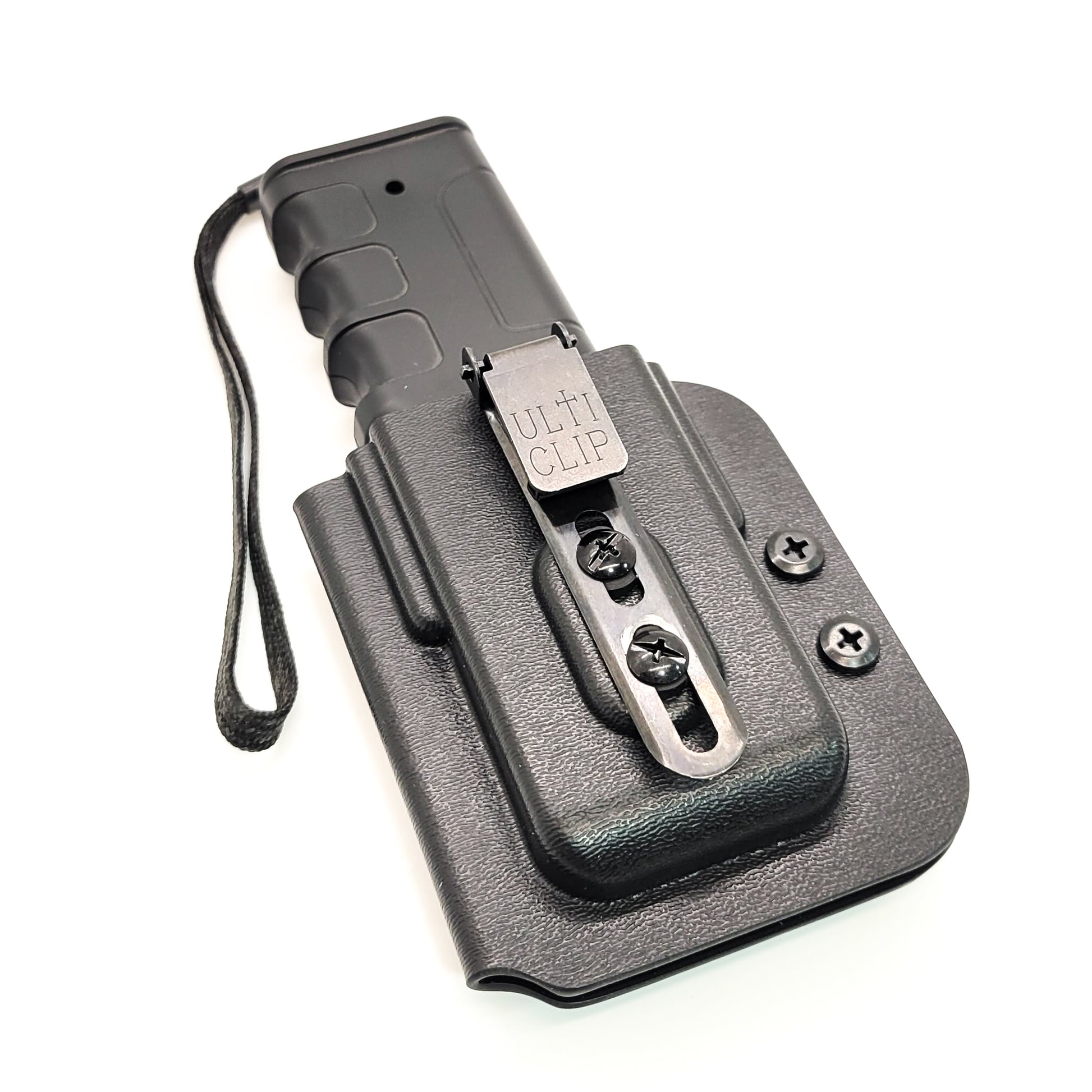 For the best lightweight Kydex IWB AIWB Holster Carrier Pouch for the Vipertek VTS-989 Stun Gun, shop Four Brothers 4BROS Holsters.  Proudly made in the USA.
