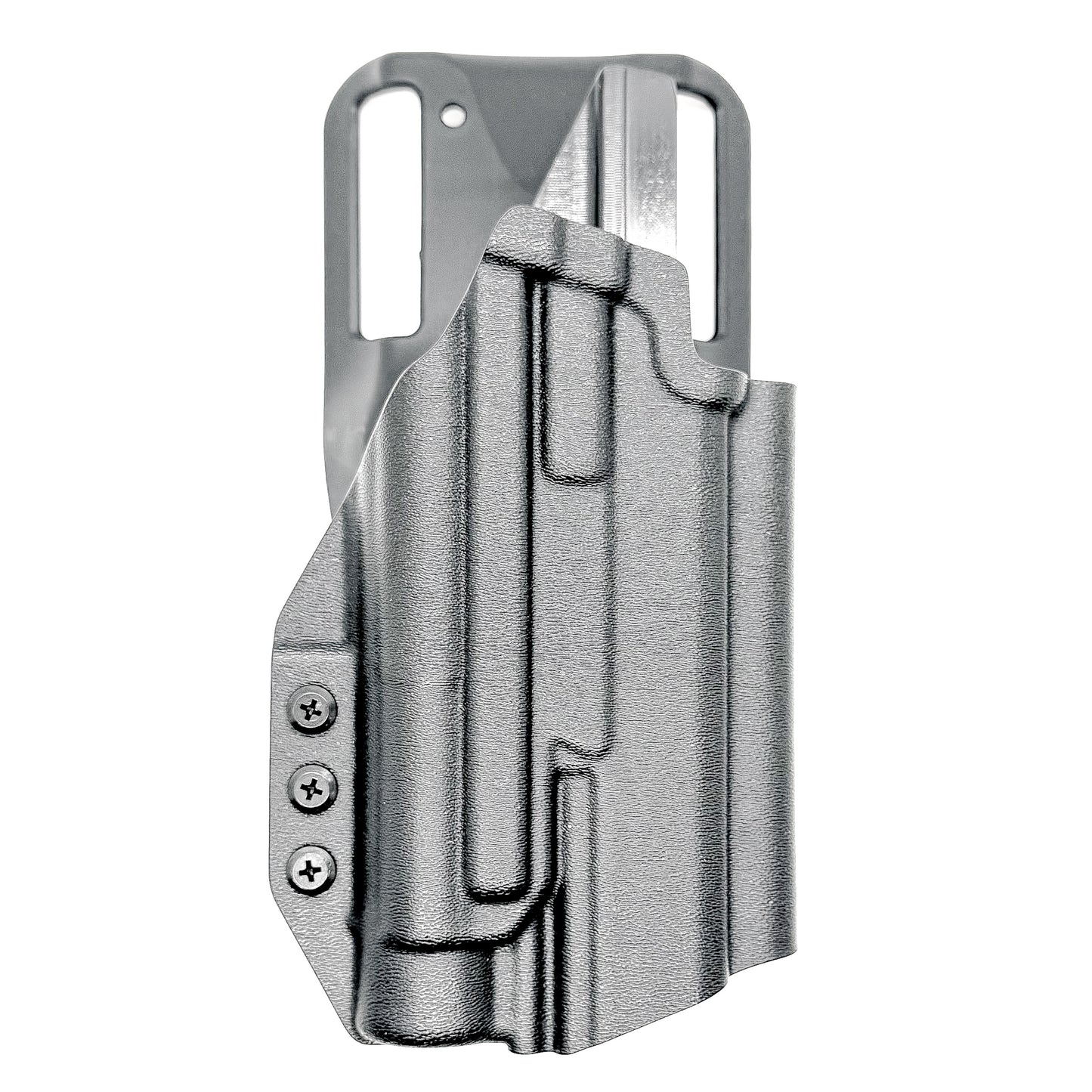 For the best OWB Walther PDP 4 & 4.5 pistol with the Streamlight TLR-1 HL-X or TLR-1 HL-X USB, Duty & Competition Holster, shop Four Brothers 4BROS Holsters.