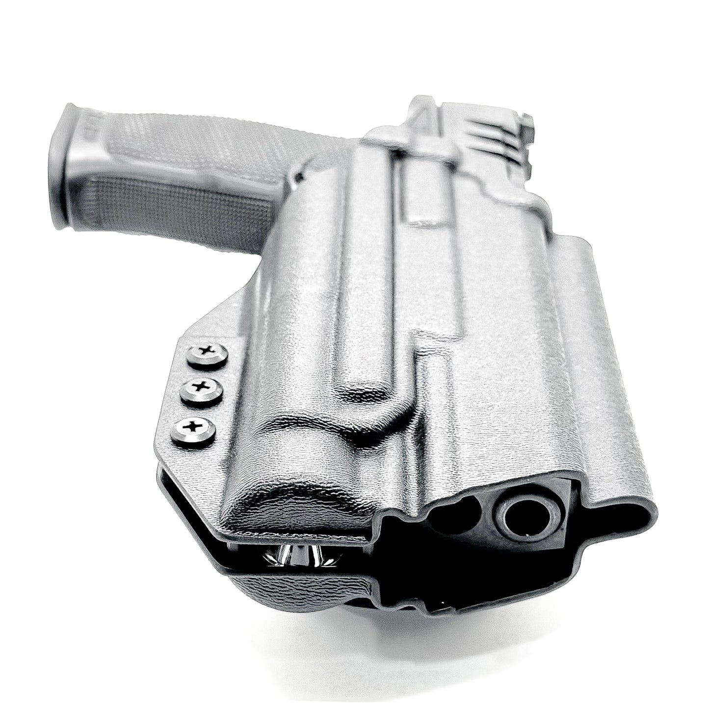 For the best OWB Walther PDP 4 & 4.5 pistol with the Streamlight TLR-1 HL-X or TLR-1 HL-X USB, Duty & Competition Holster, shop Four Brothers 4BROS Holsters.