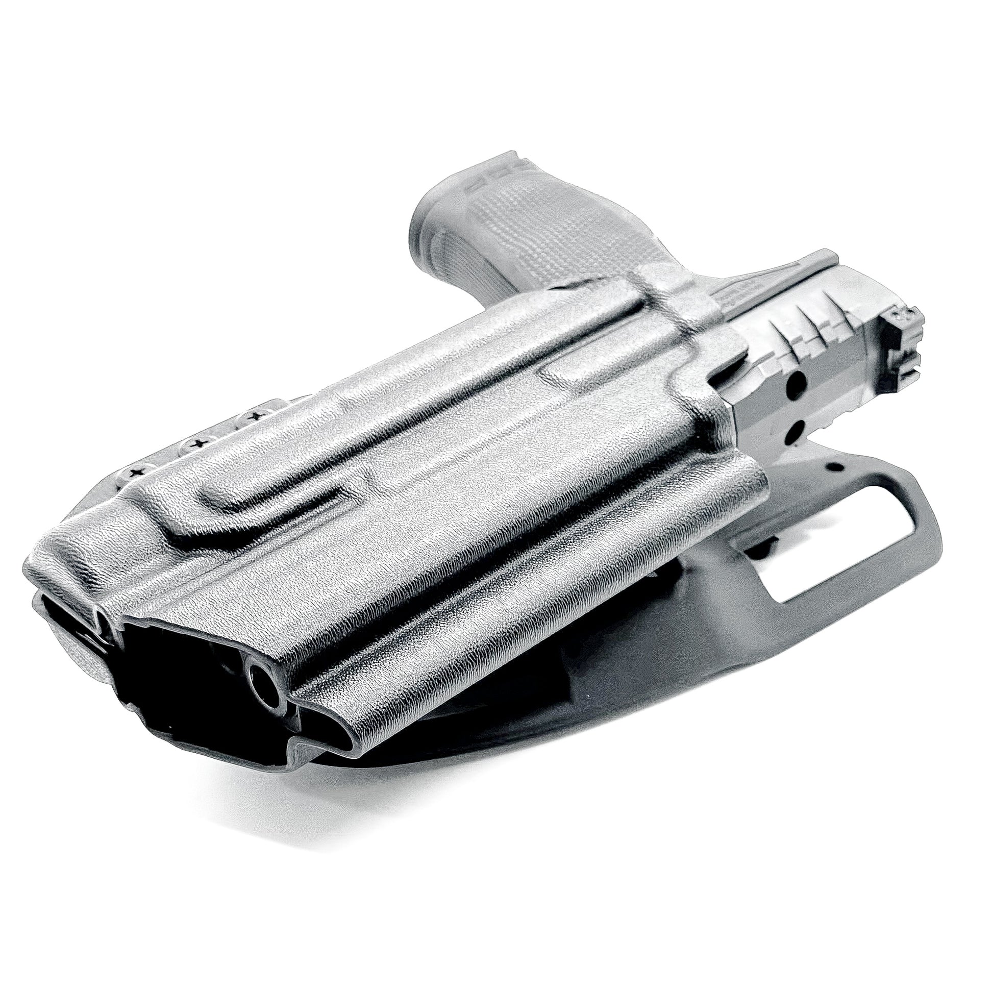 For the best OWB Walther PDP 4 & 4.5 pistol with the Streamlight TLR-1 HL-X or TLR-1 HL-X USB, Duty & Competition Holster, shop Four Brothers 4BROS Holsters.