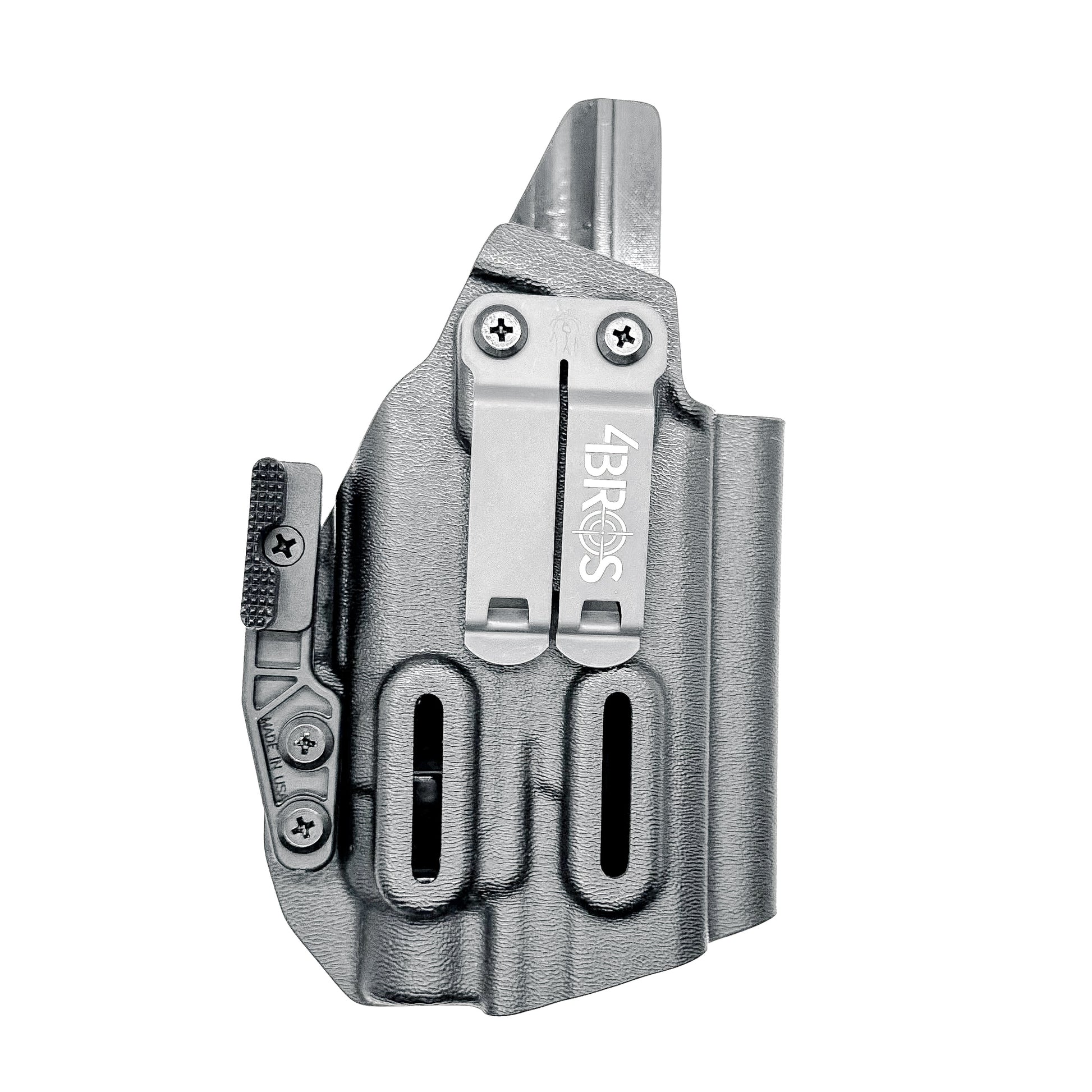For the best IWB Kydex Inside Waistband Holster for the Walther PDP 4" Compact pistol & Streamlight TLR-7 X, A, or HL-X, shop Four Brothers Holsters Made in USA