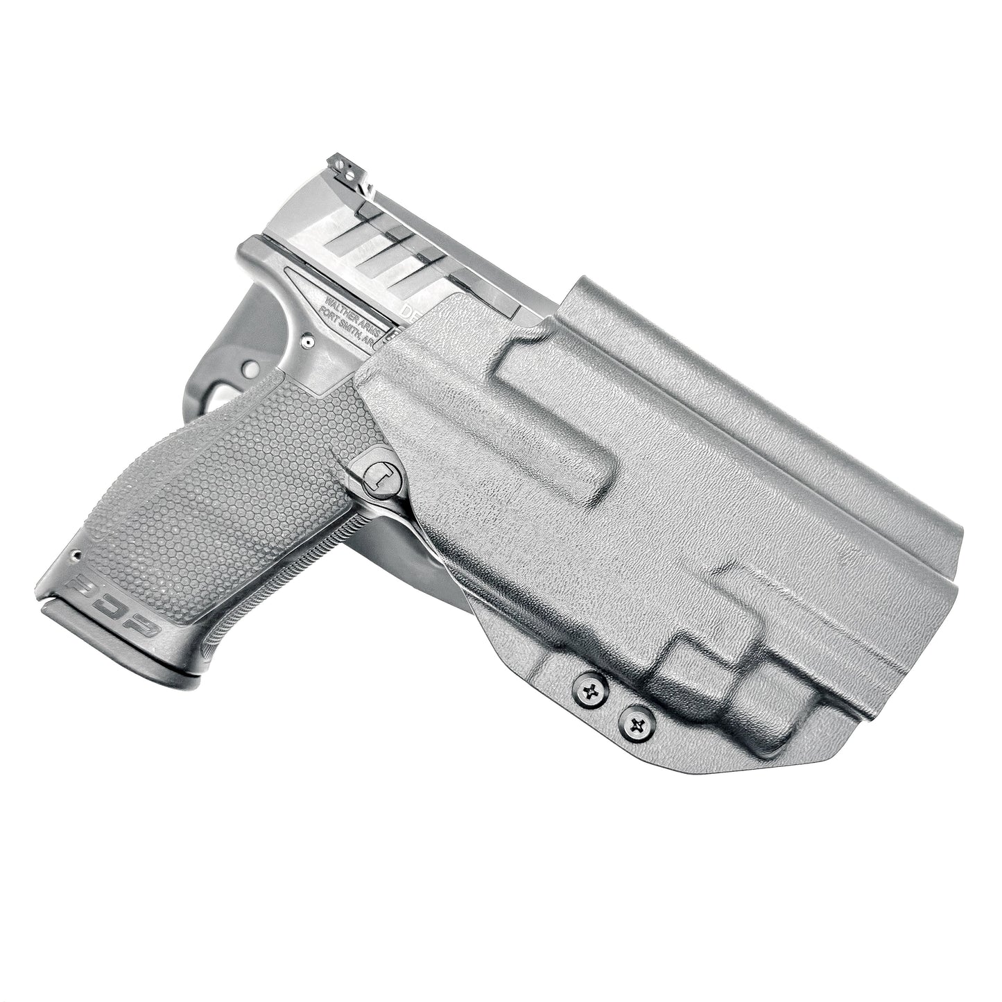 For the best OWB Walther PDP 5" Full-Size, Compact, & Pro SD Compact 4.6" & 5.1" with the TLR-7 HL-X, X & A Competition  Holster, shop Four Brothers Holsters.