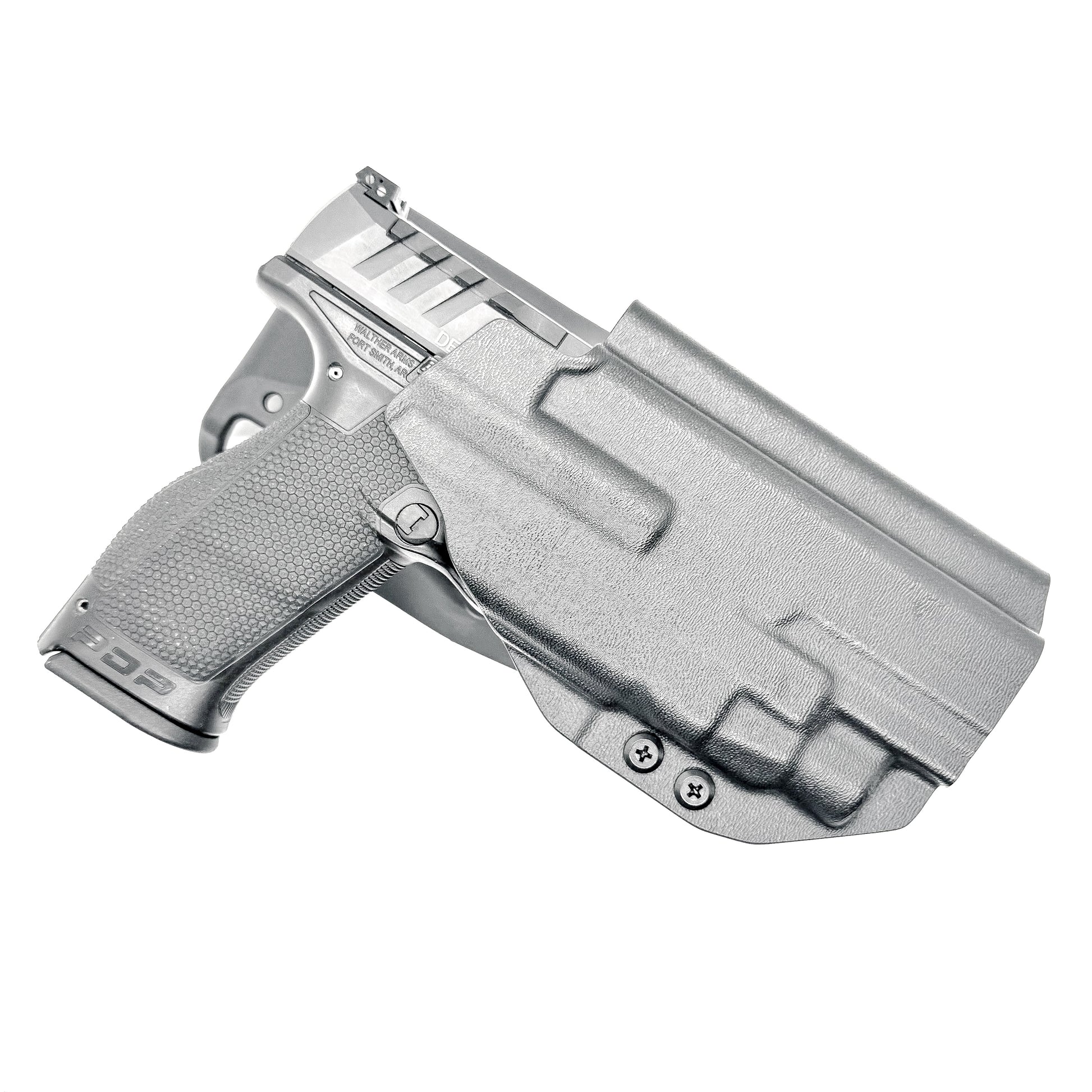 For the best OWB Walther PDP 5" Full-Size, Compact, & Pro SD Compact 4.6" & 5.1" with the TLR-7 HL-X, X & A Competition  Holster, shop Four Brothers Holsters.