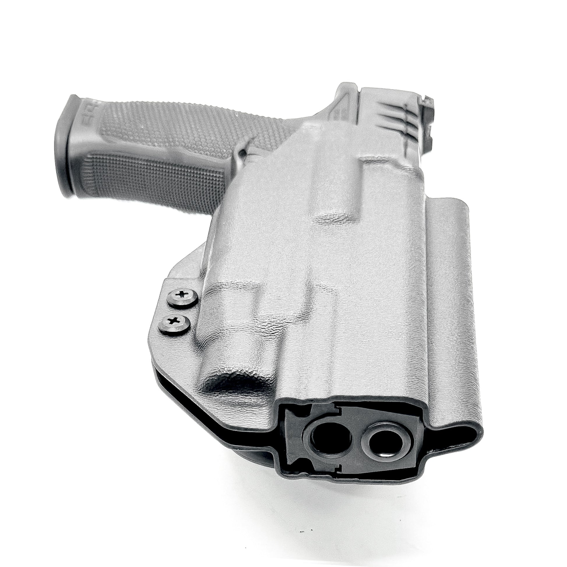 For the best OWB Walther PDP 5" Full-Size, Compact, & Pro SD Compact 4.6" & 5.1" with the TLR-7 HL-X, X & A Competition  Holster, shop Four Brothers Holsters.