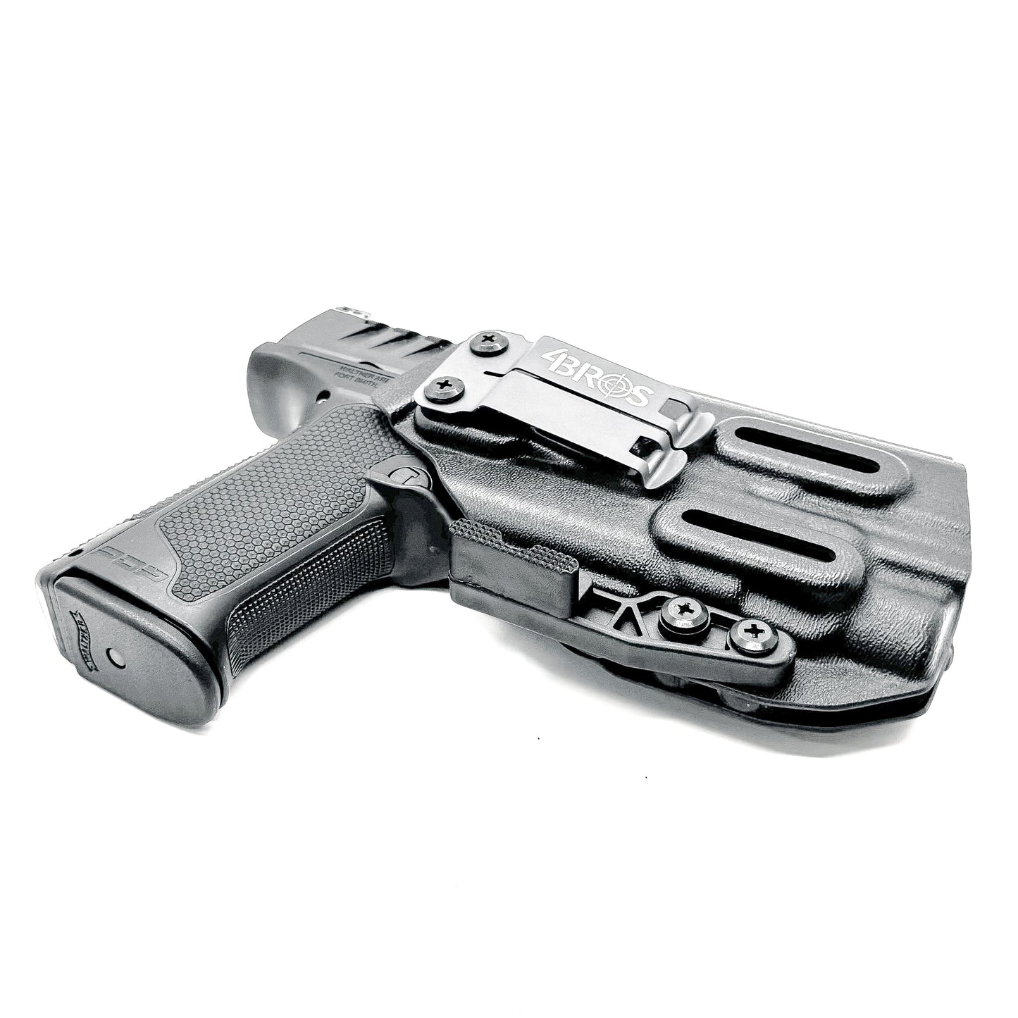 For the best IWB Kydex Inside Waistband Holster for the Walther PDP F Series 4" and 3.5" pistol & Streamlight TLR-7X, A or HL-X, shop Four Brothers Holsters