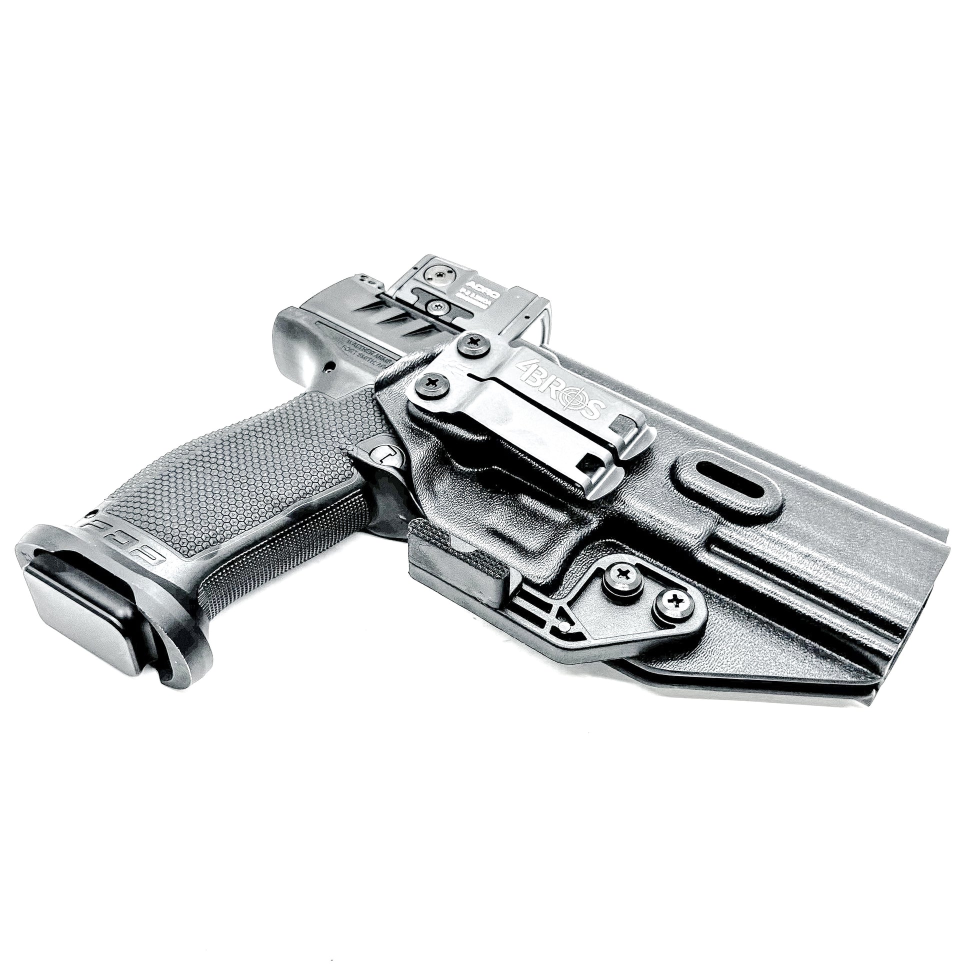 Walther Pro-X PMM 4.6" IWB holster with red dot cut — kydex concealed carry holster