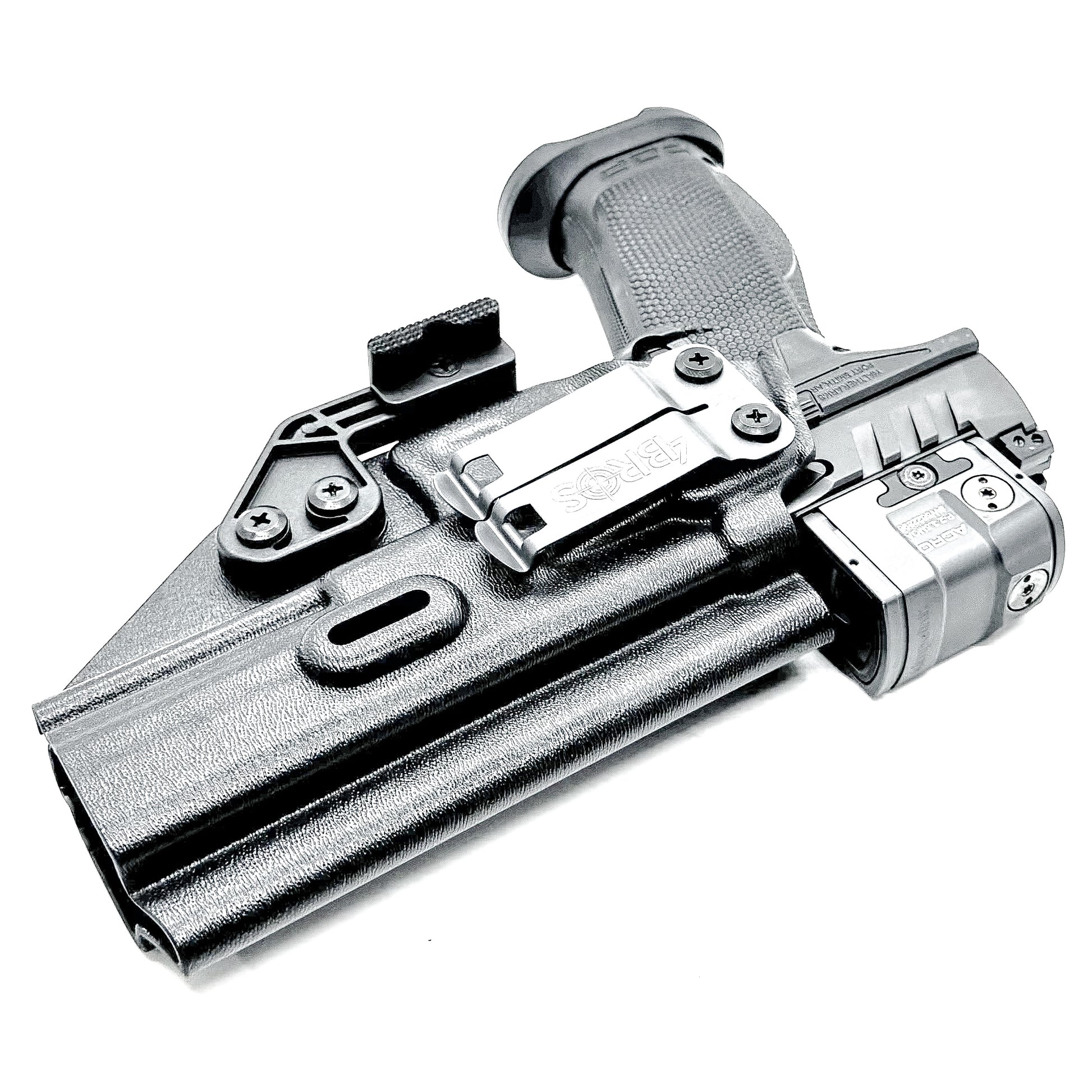 Walther Pro-X PMM 4.6" IWB holster with red dot cut — kydex concealed carry holster