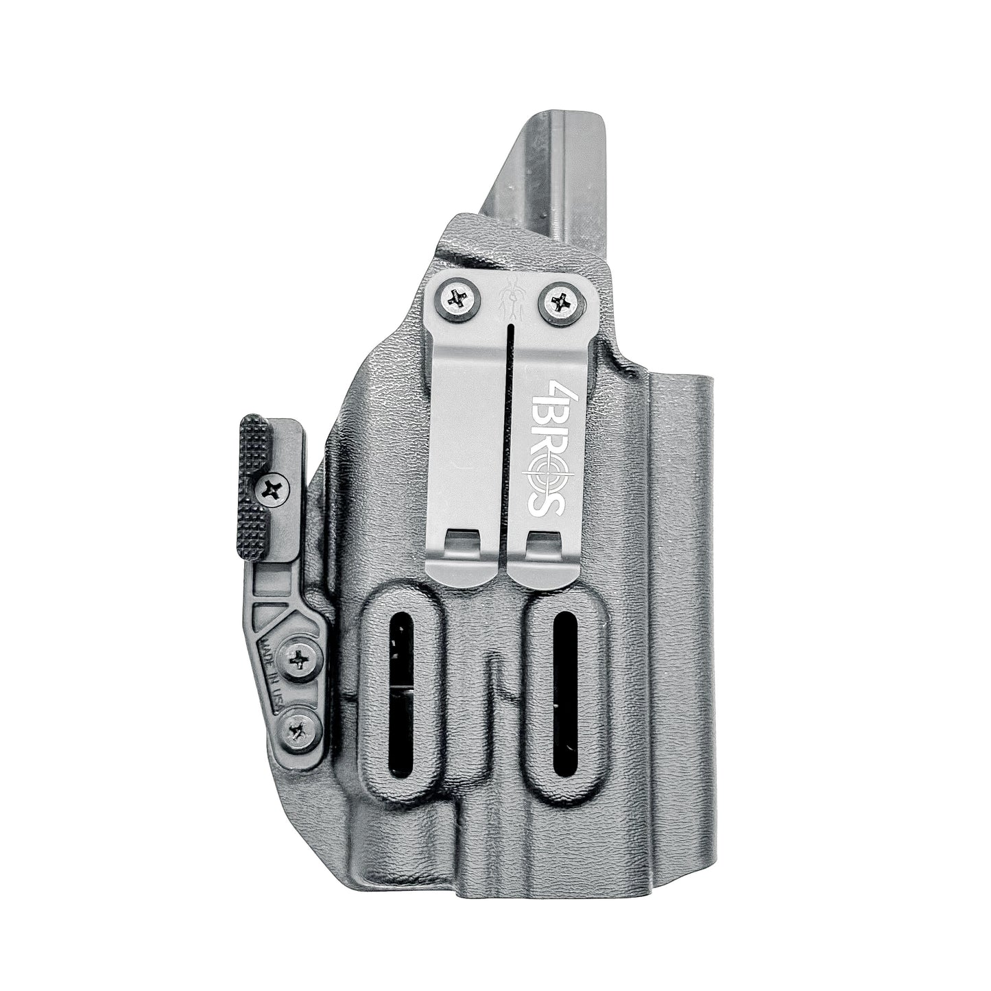 For the best IWB Kydex Inside Waistband Holster for the Walther PDP Pro SD Compact 4.6" pistol & Streamlight TLR-7X, A, or HL-X, shop Four Brothers Holsters