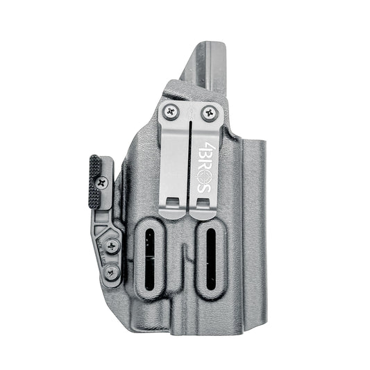 For the best IWB Kydex Inside Waistband Holster for the Walther PDP Pro SD Compact 4.6" pistol & Streamlight TLR-7X, A, or HL-X, shop Four Brothers Holsters