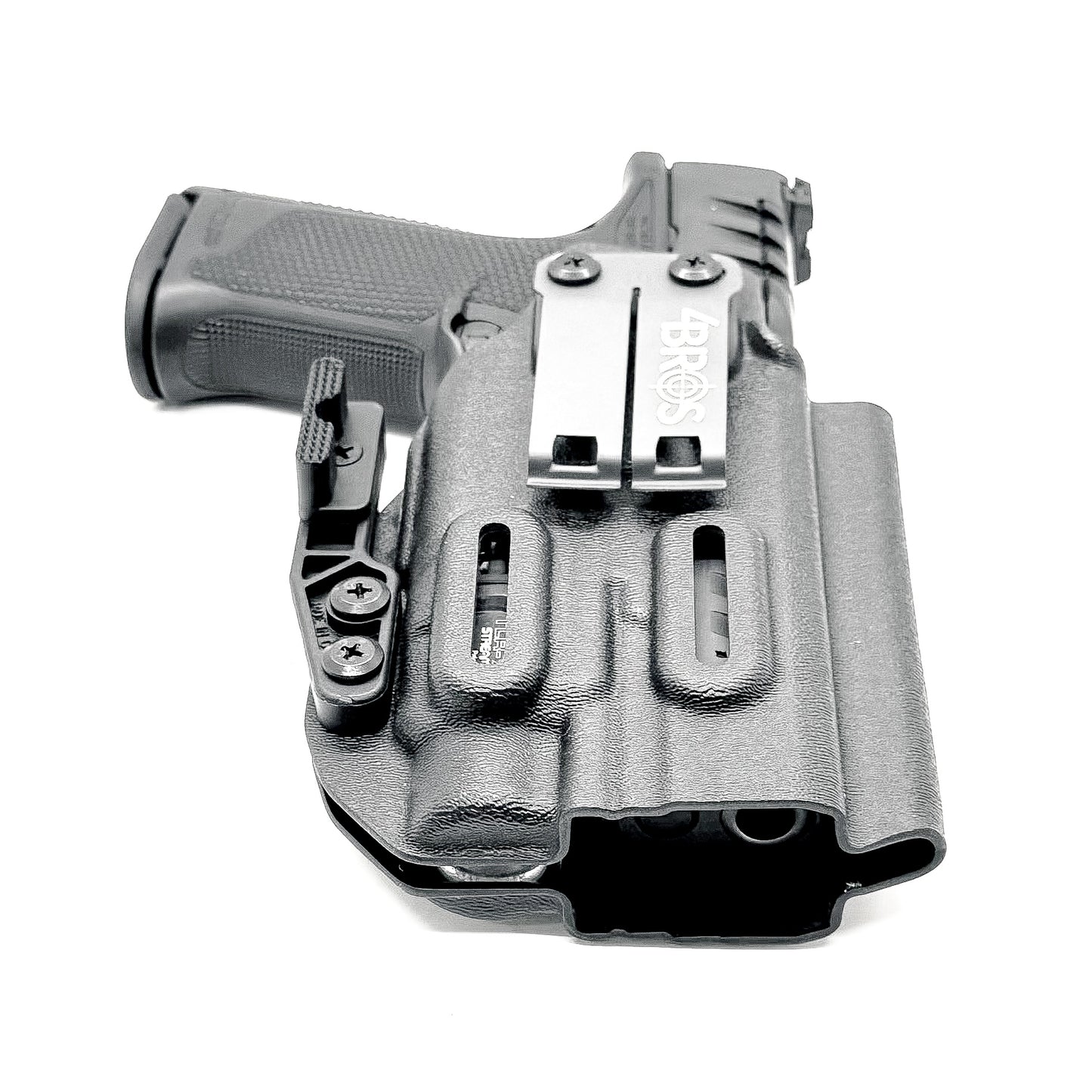 For the best IWB Kydex Inside Waistband Holster for the Walther PDP Pro SD Compact 4.6" pistol & Streamlight TLR-7X, A, or HL-X, shop Four Brothers Holsters