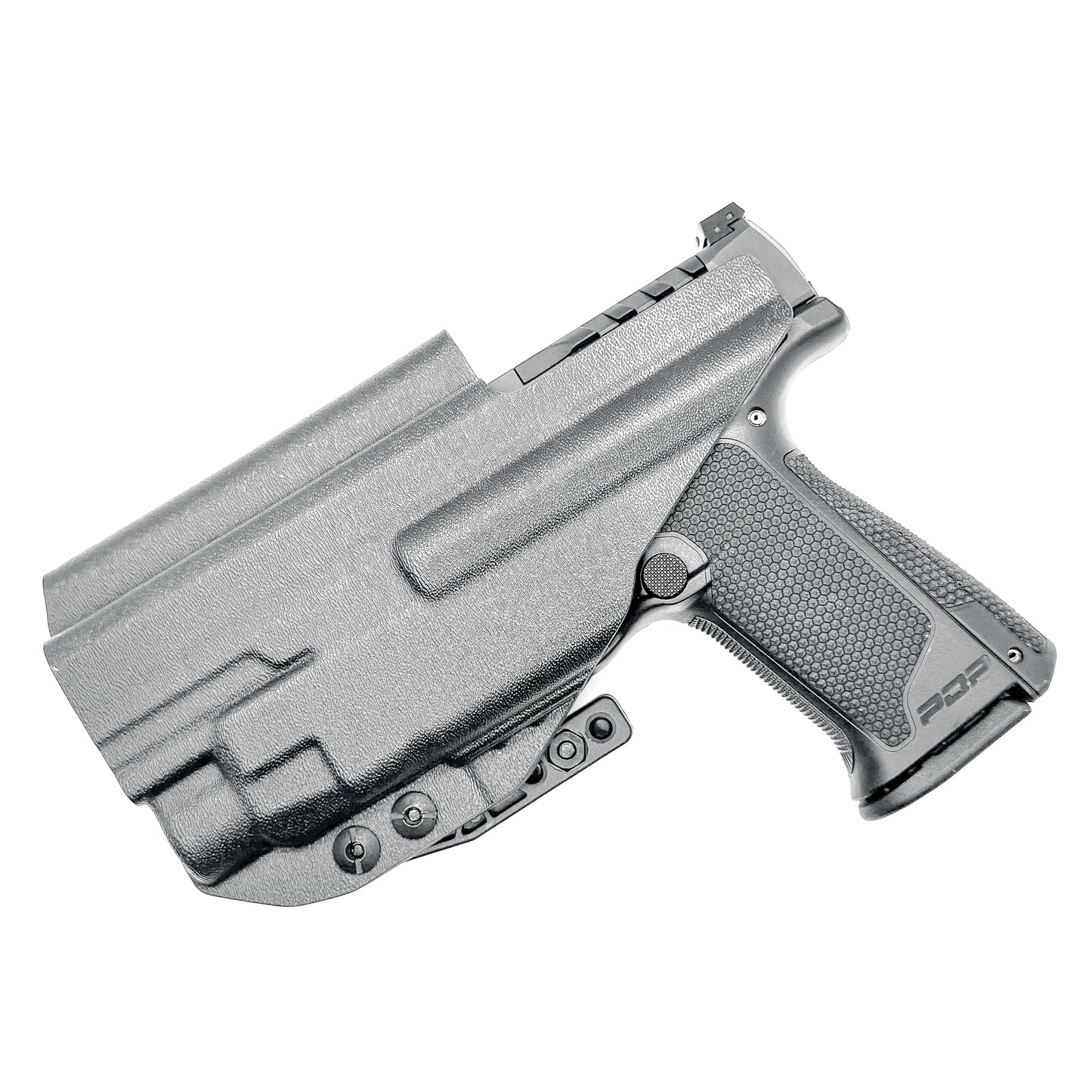 For the best IWB Kydex Inside Waistband Holster for the Walther PDP Pro SD Compact 4.6" pistol & Streamlight TLR-7X, A, or HL-X, shop Four Brothers Holsters