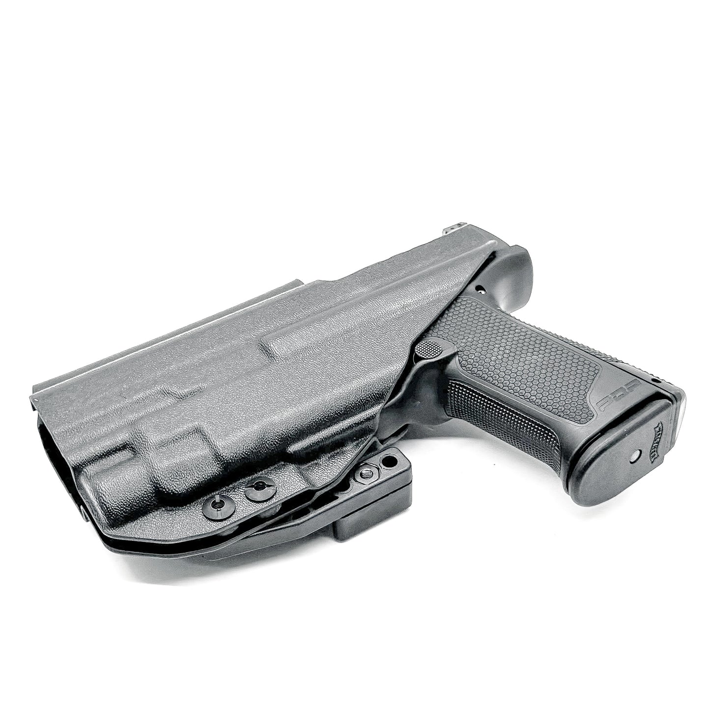 For the best IWB Kydex Inside Waistband Holster for the Walther PDP Pro SD Compact 4.6" pistol & Streamlight TLR-7X, A, or HL-X, shop Four Brothers Holsters