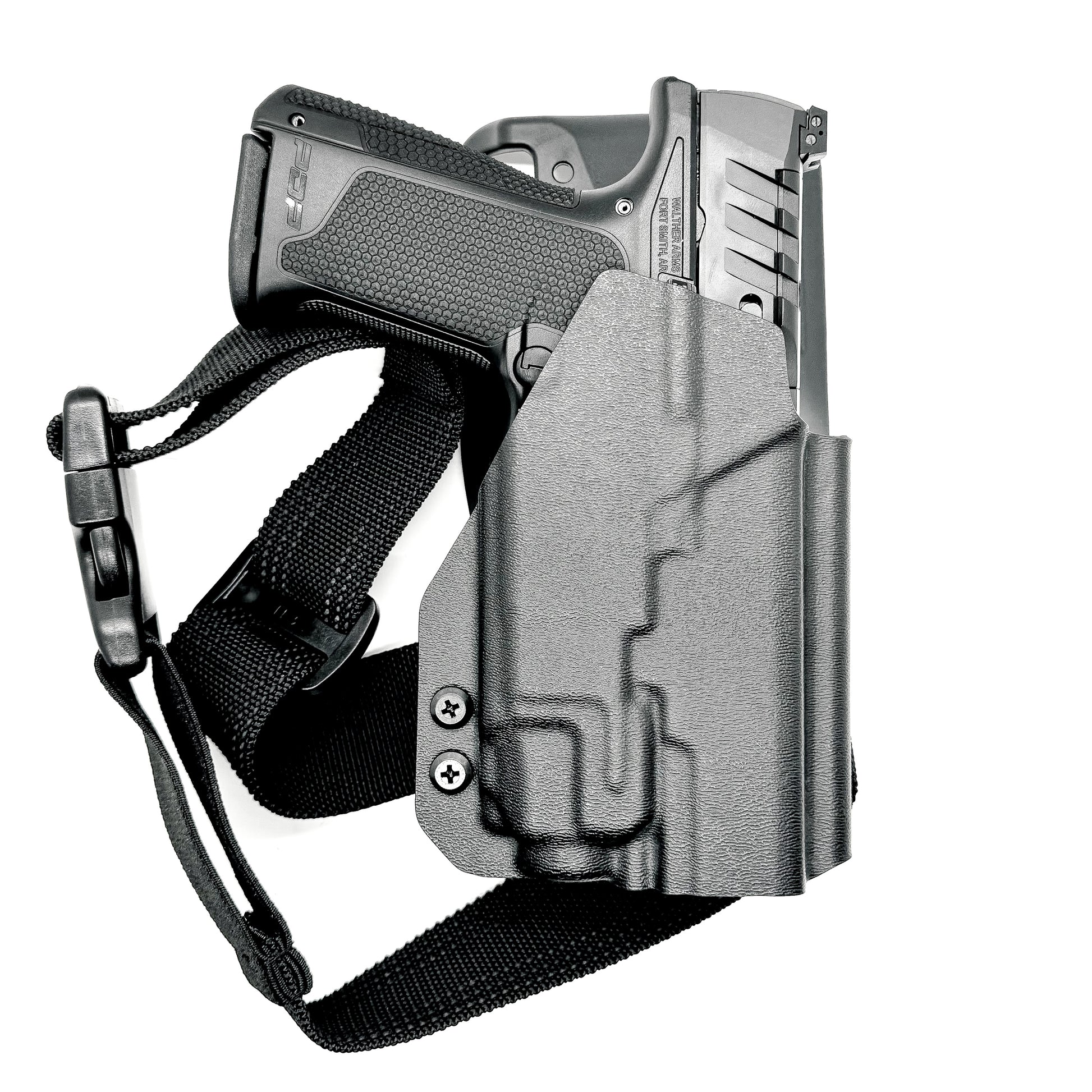 For the best Outside Waistband OWB Walther PDP Compact 4" pistol & Streamlight TLR-8A  Duty & Competition Style Kydex Holster, shop Four Brothers Holsters.