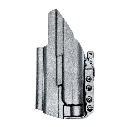 Inside Waistband Holster for the PDP 4.5" with the TLR-1 HL light shown in black with a DCC monoblock and a modwing.