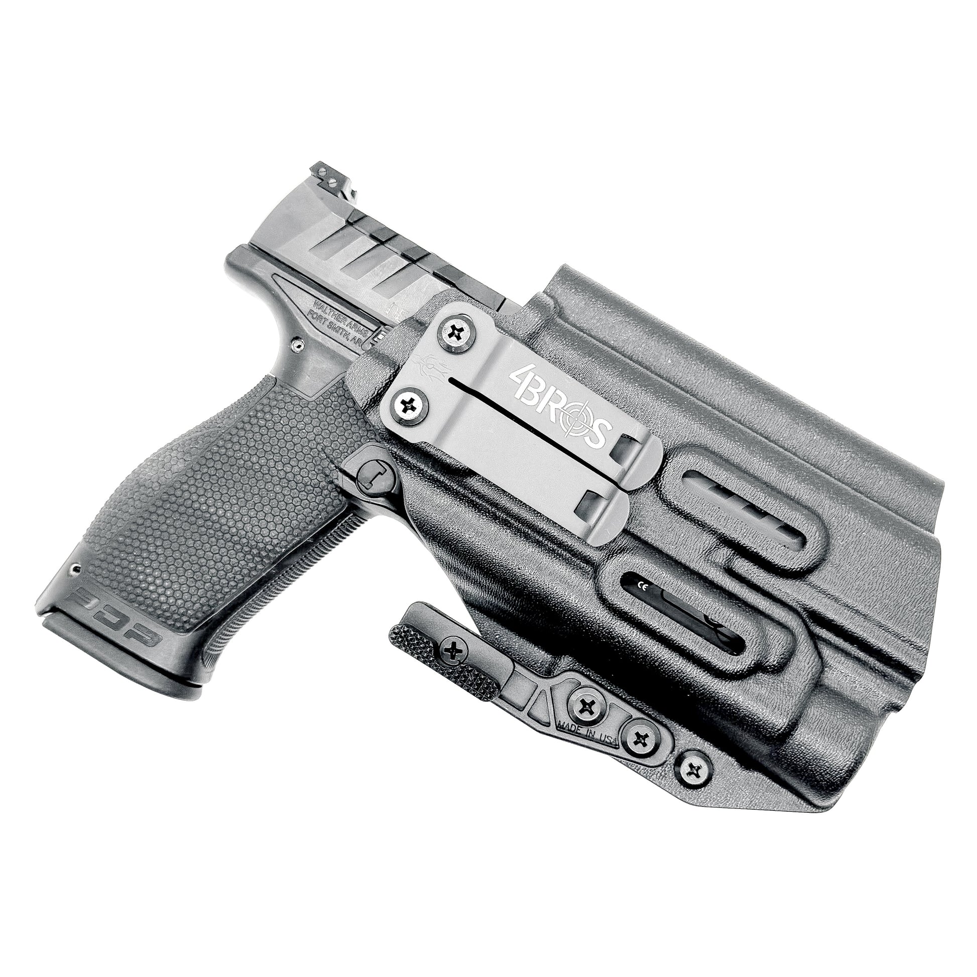 For the best concealed carry Inside Waistband IWB AIWB Holster for the Walther PDP 4" & 4.5" pistol and Streamlight TLR-1 HL-X USB, shop Four Brothers Holsters