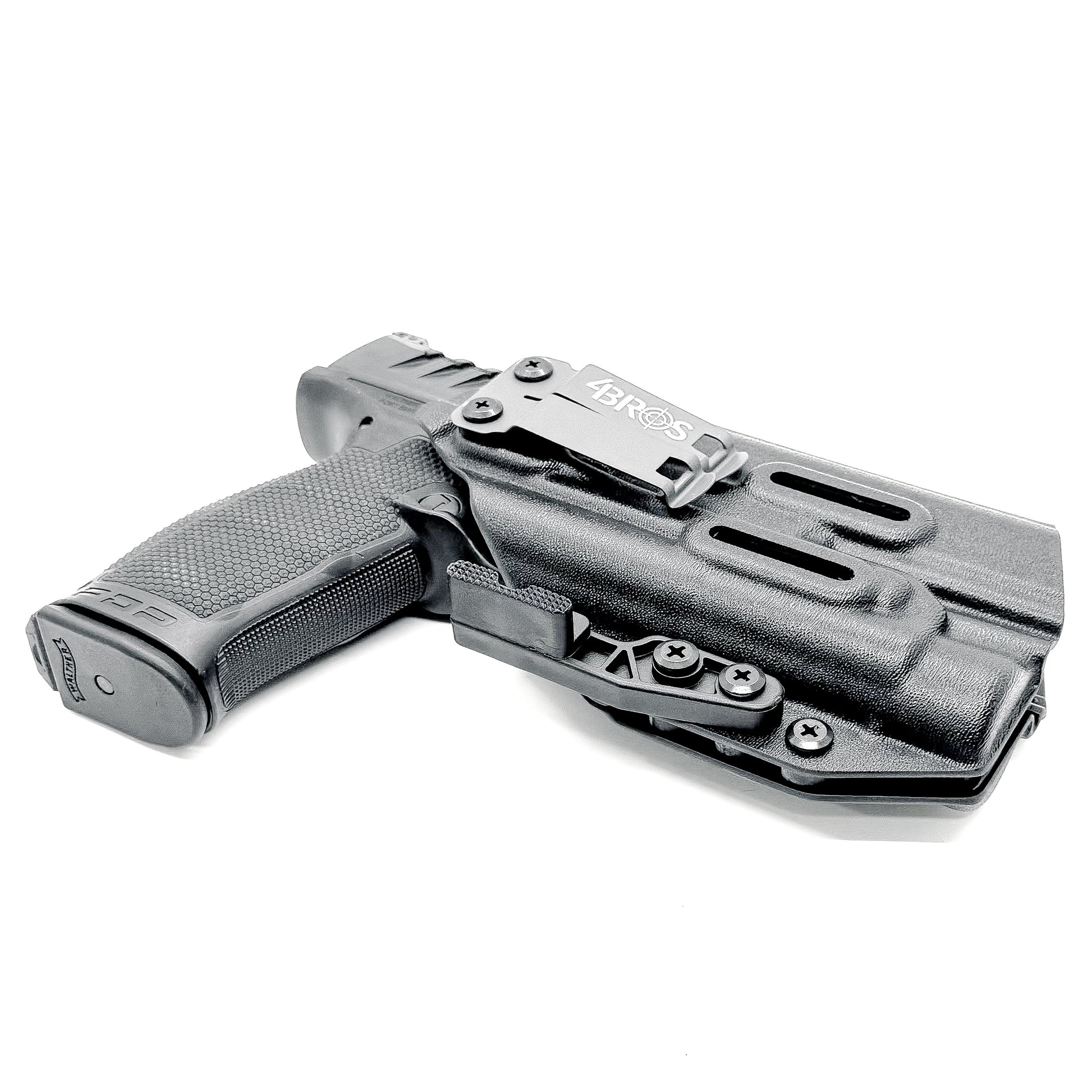 For the best concealed carry Inside Waistband IWB AIWB Holster for the Walther PDP 4" & 4.5" pistol and Streamlight TLR-1 HL-X USB, shop Four Brothers Holsters