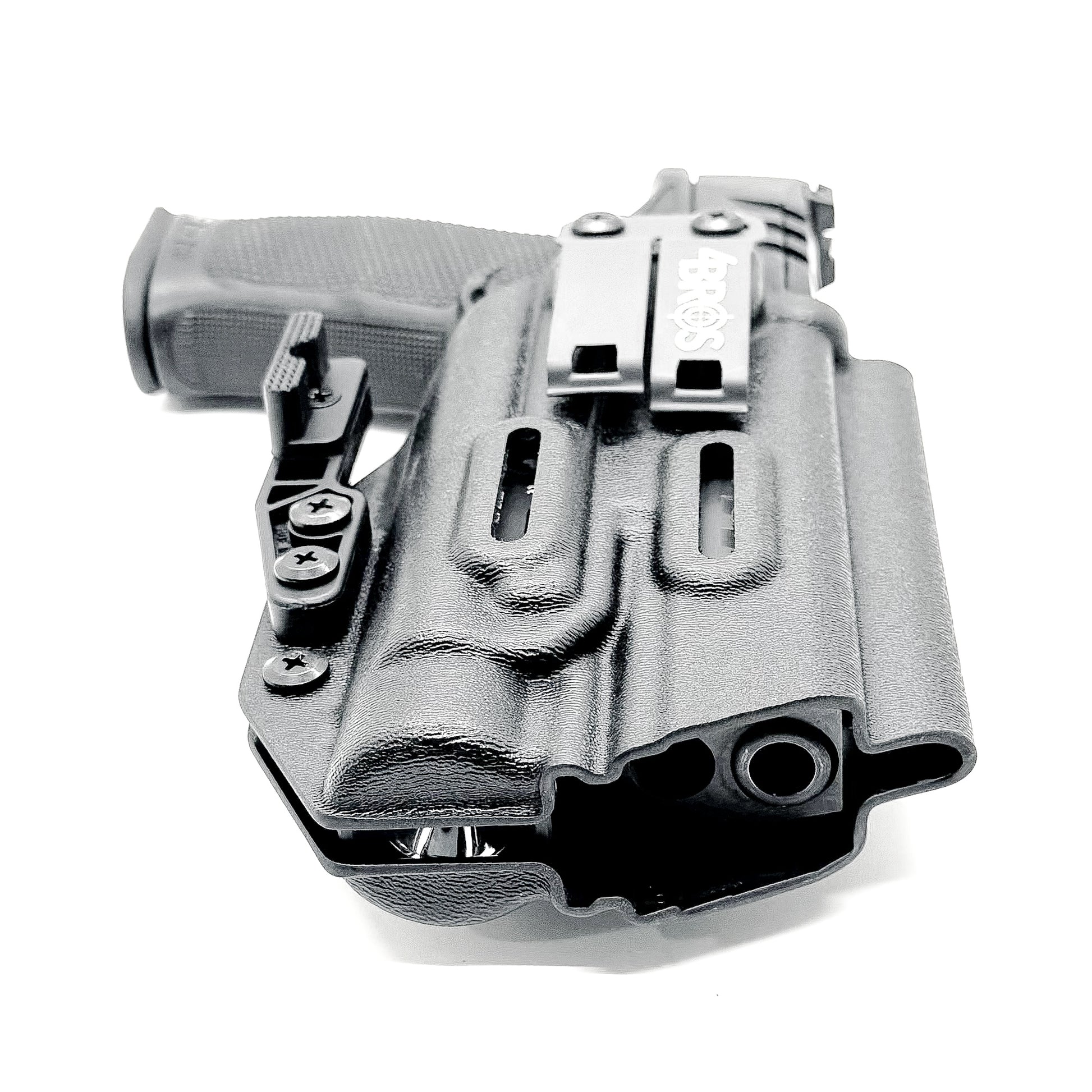 For the best concealed carry Inside Waistband IWB AIWB Holster for the Walther PDP 4" & 4.5" pistol and Streamlight TLR-1 HL-X USB, shop Four Brothers Holsters