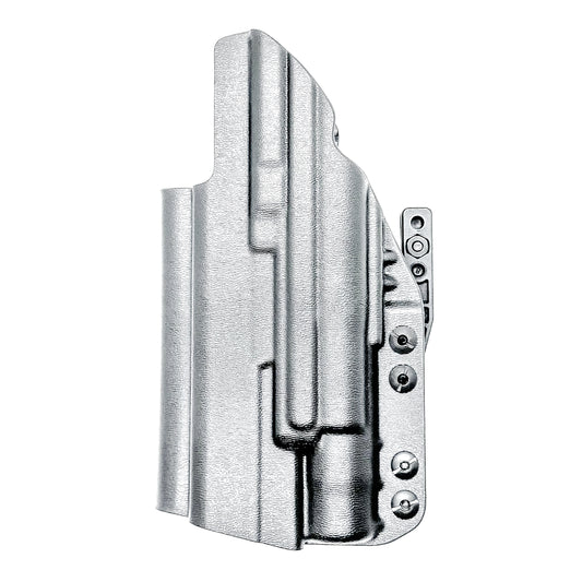 Inside Waistband (IWB) holster for the Walther PDP 5” and 5.1” Full-Size & Pro SD pistols equipped with SureFire X300 weapon light. Made in USA.