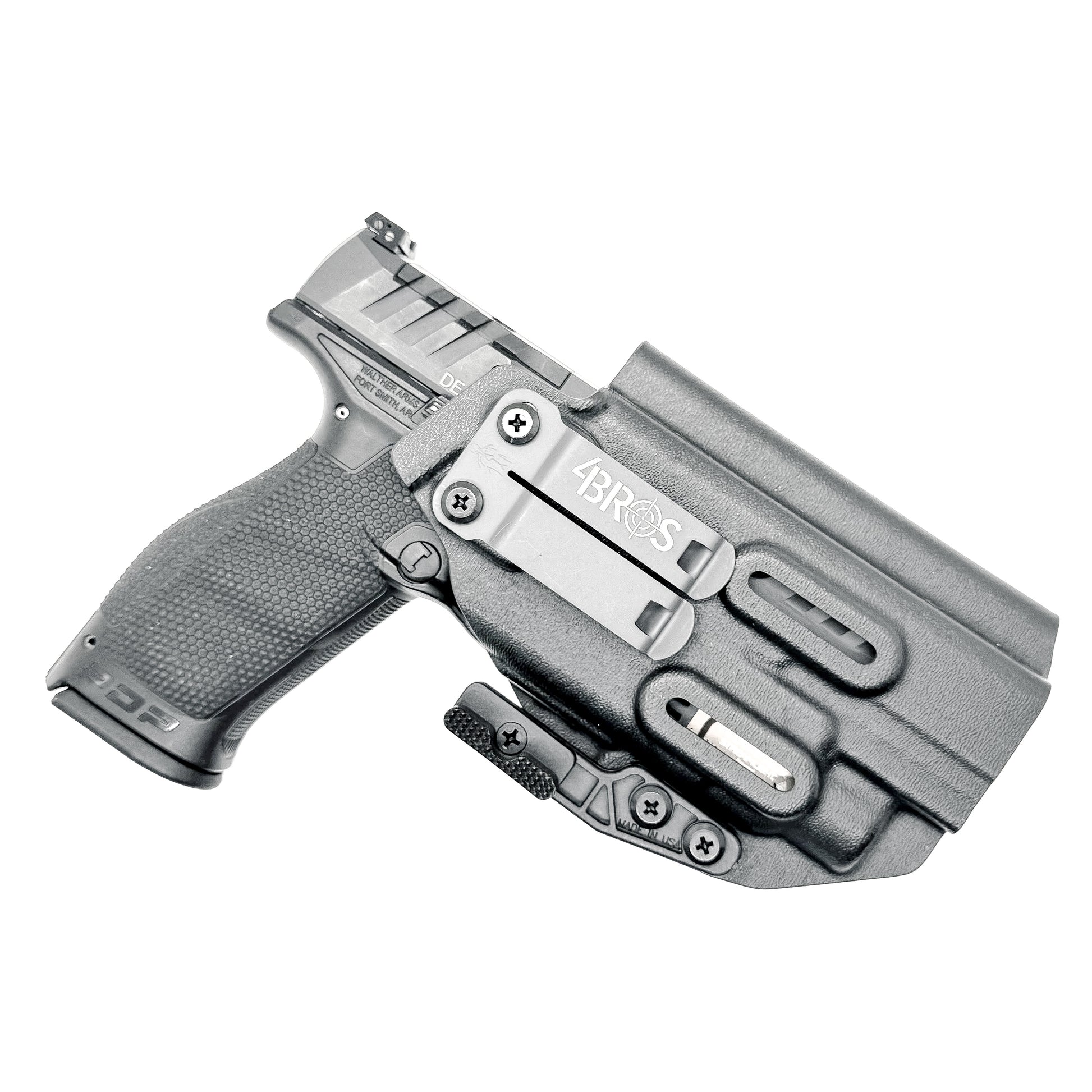 For the best IWB Kydex Inside Waistband Holster for the Walther PDP 5" Full-Size & Compact pistol & Streamlight TLR-7X, A or HL-X, shop Four Brothers Holsters